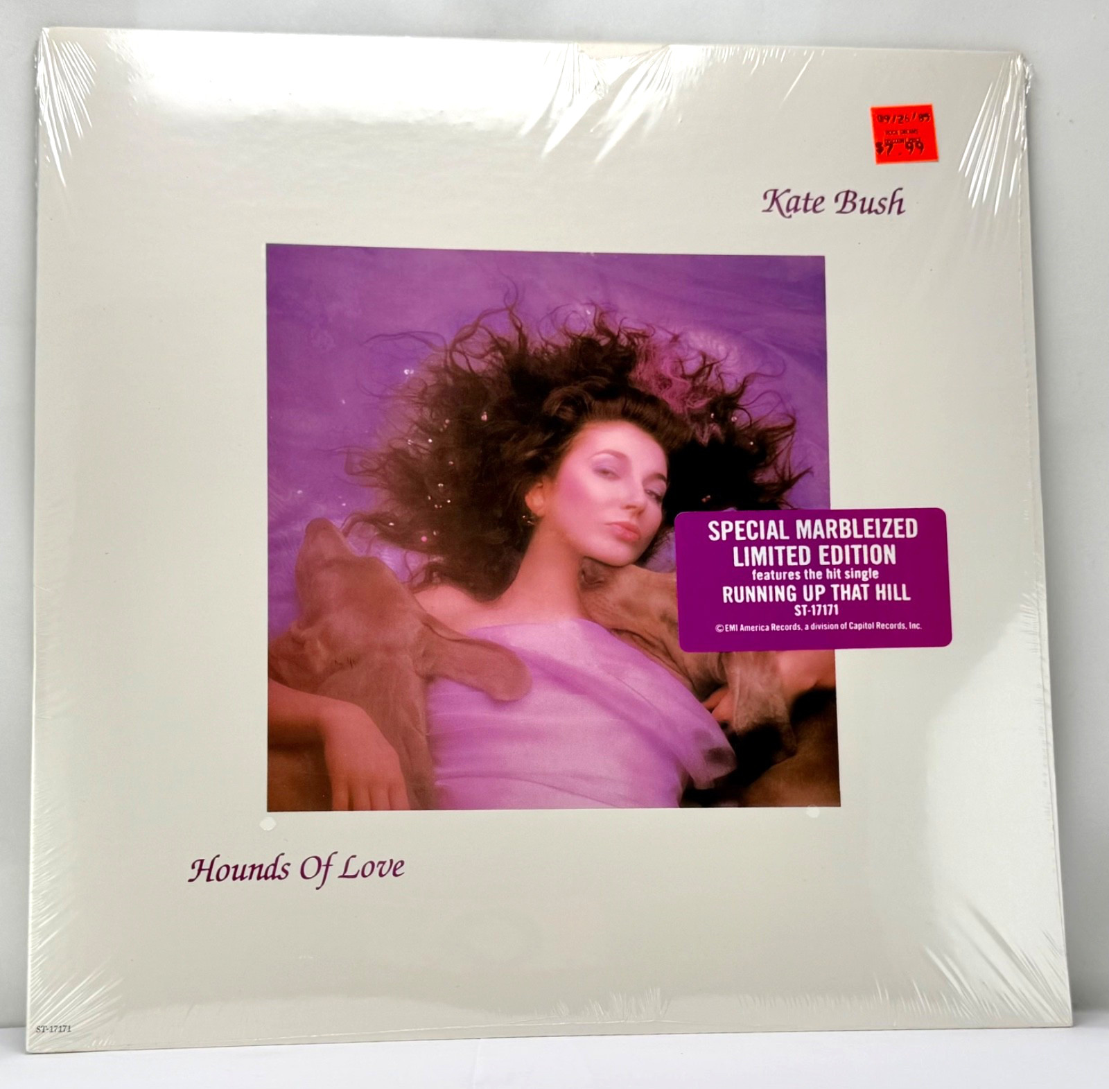 Kate Bush-Hounds of Love-SEALED LP-Lim. Ed. w/ Hype Sticker-marbled color vinyl