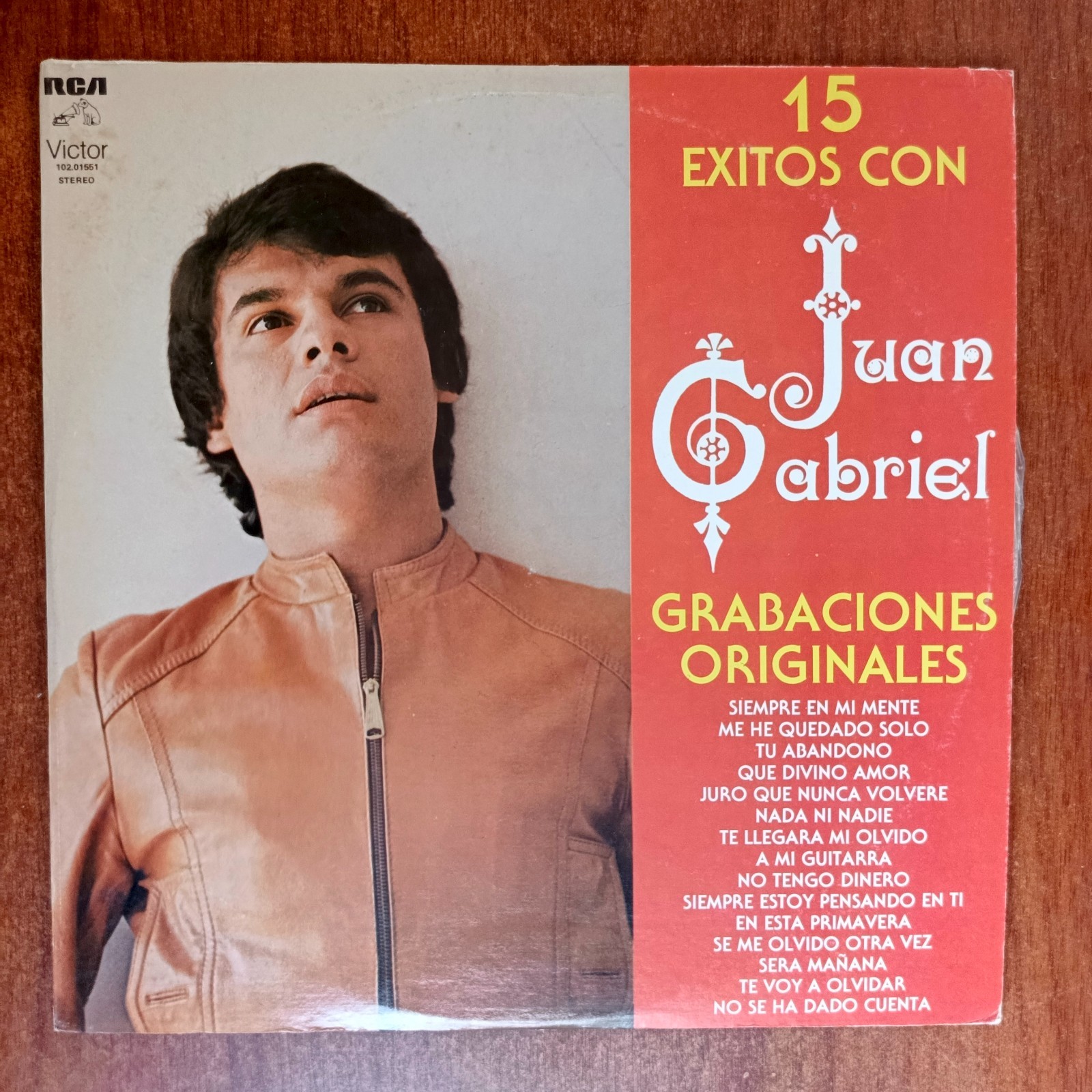 Juan Gabriel 15 Exitos Grabaciones Originales [1981] Vinyl LP Mariachi RCA
