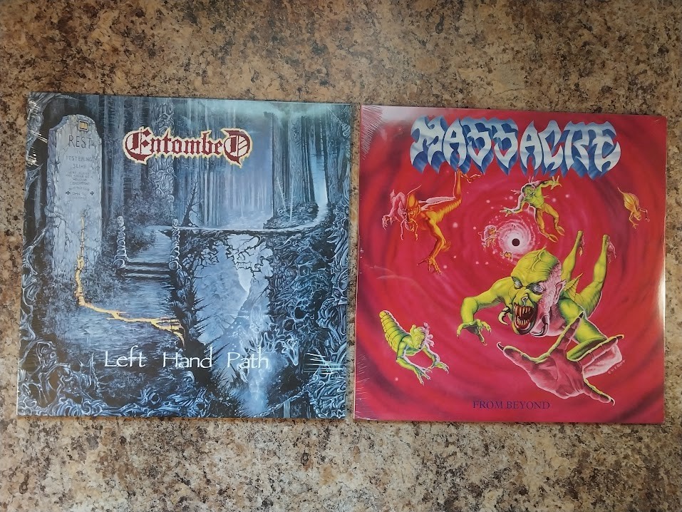 2 Sealed Death Metal Vinyl Records * Left Hand Path & From Beyond