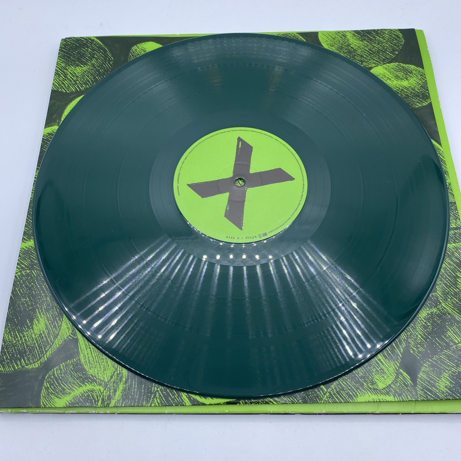 Ed Sheeran X Multiply Vinyl 2LP Record Album 2014 Green Black Gatefold 45 RPM