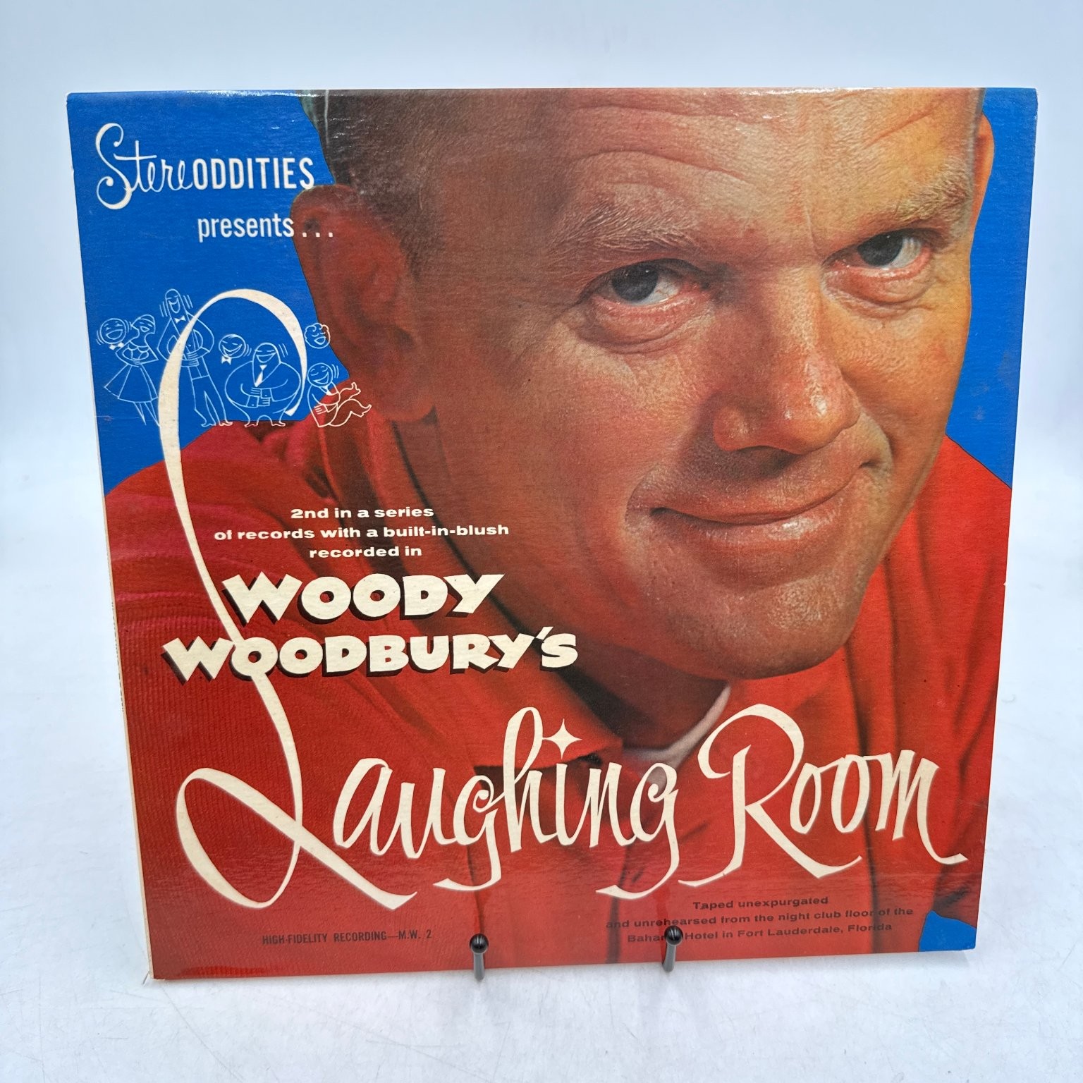 Woody Woodbury – Laughing Room LP Record Stereoddities Comedy Spoken Word 33⅓ G+