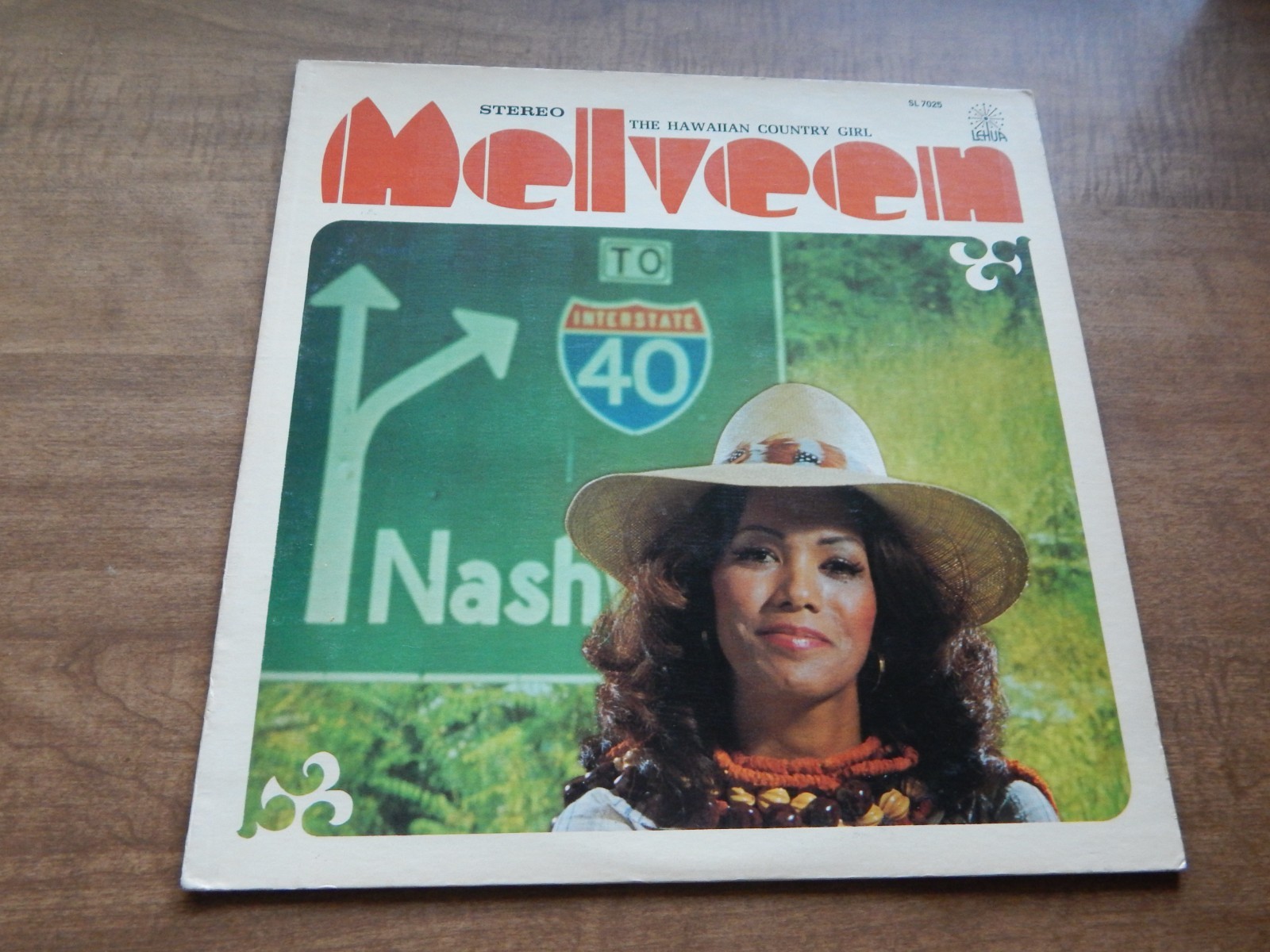 LP-MELVEEN-The Hawaiian Country Girl-1976- Morning Dew, Walk Through Paradise