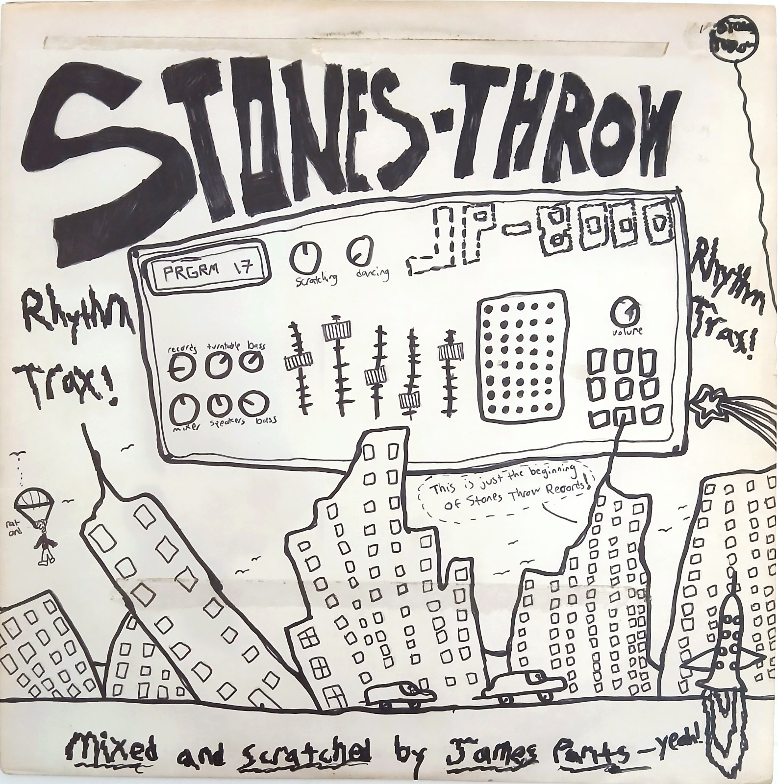 James Pants – Rhythm Trax Vol.1 – 2007 Vinyl LP (Stones-Throw Records) – Hip Hop