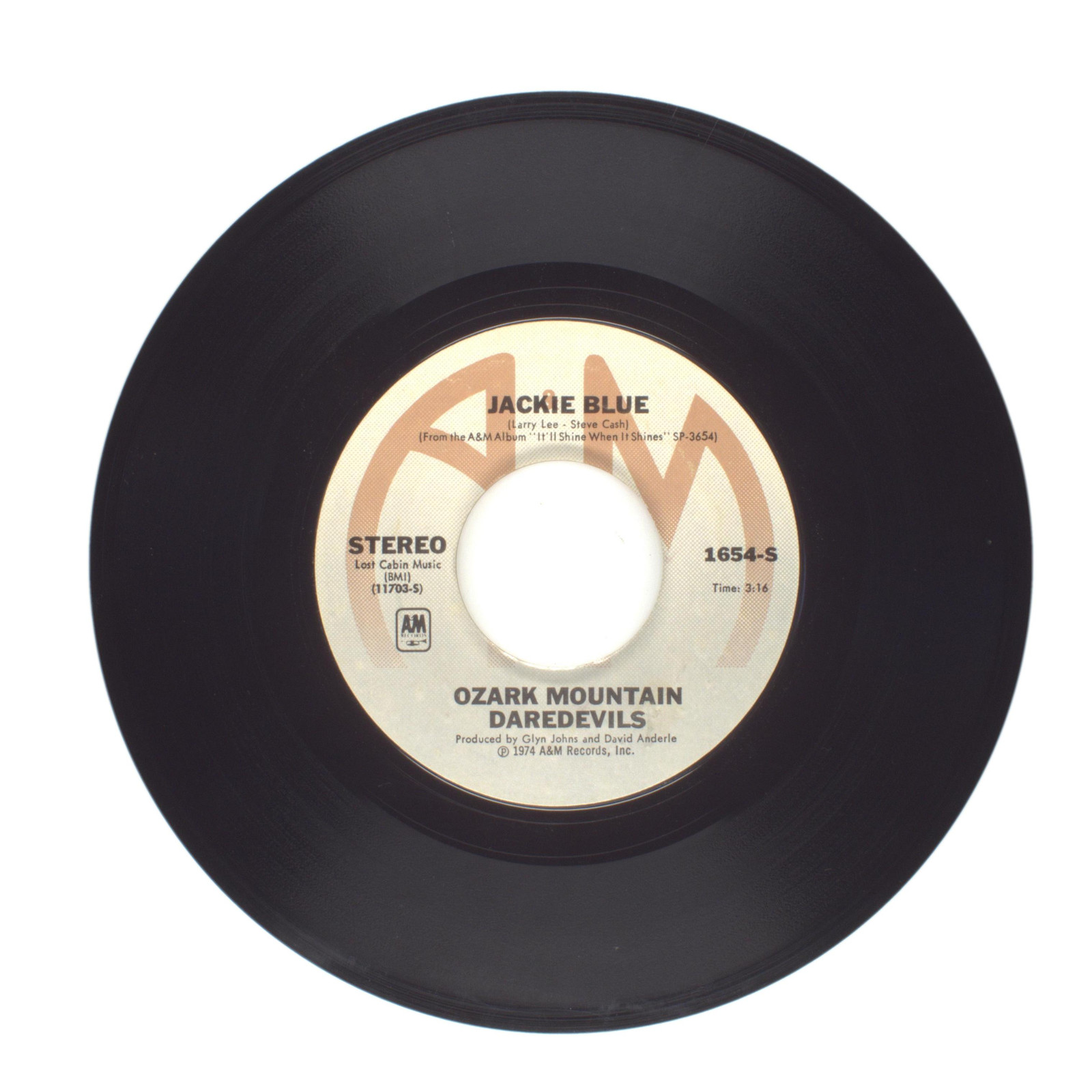 Ozark Mountain Daredevils – Better Days; Jackie Blue – Vinyl Record 45 RPM 7″