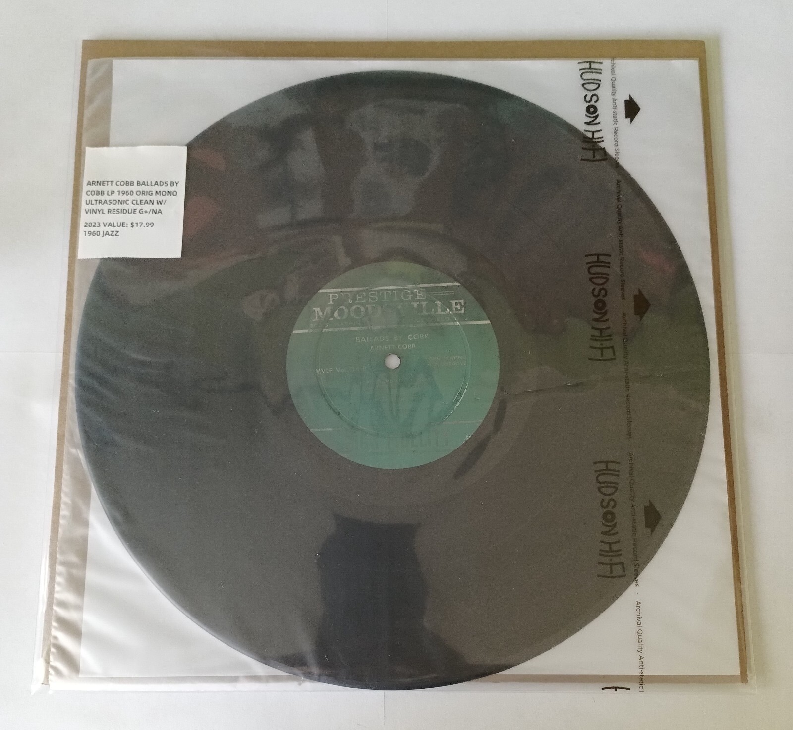 Arnette Cobb Ballads By Cobb Lp 1960 ORIG MONO Sonic Clean W/Vinyl Residue G+/NA