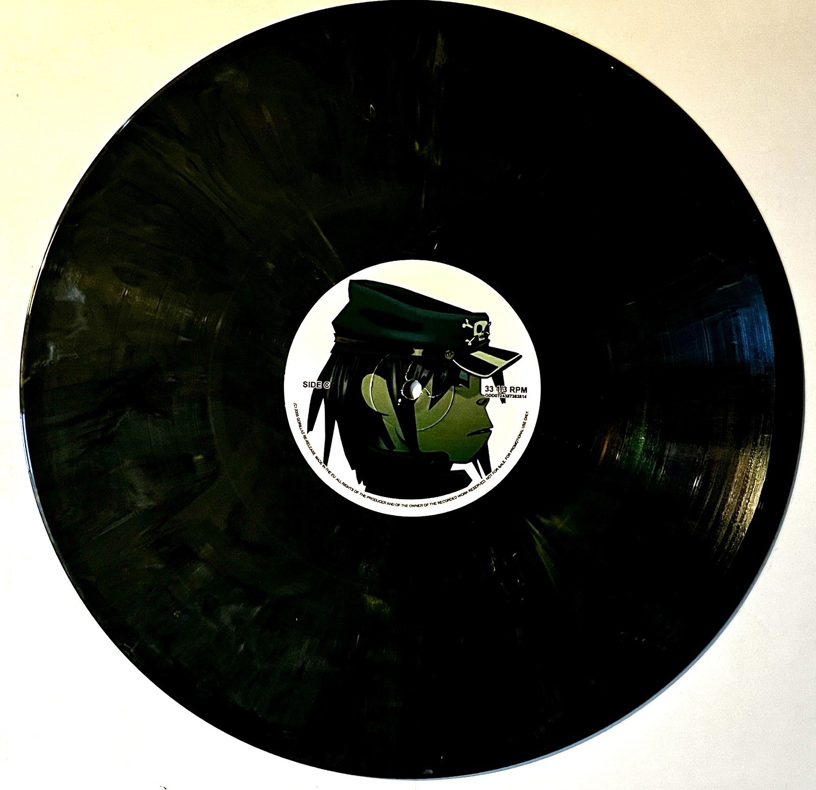 Gorillaz : Demon Days-2017 Promo Green & Black Marble 12″ Vinyl Lps-2