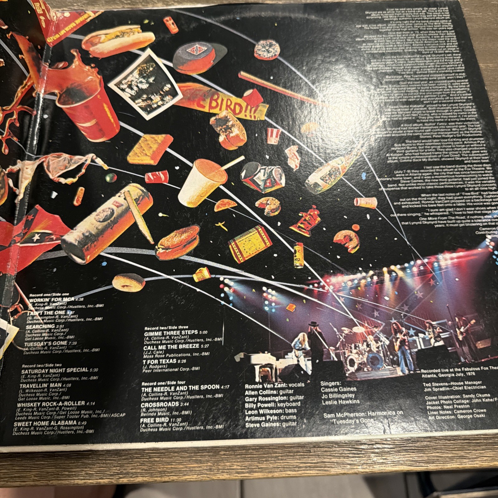 LYNYRD SKYNYRD “One More From The Road” 2LP 1976 MCA [Pinckneyville Press] VG+