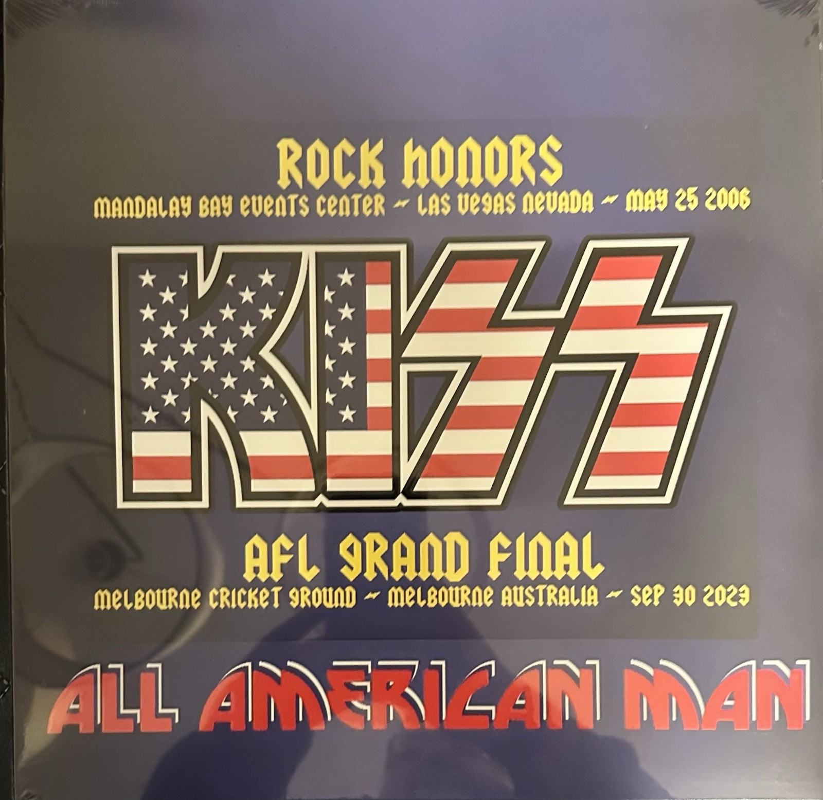 Kiss – Rare All American Man Sealed Lp Limited Blue Vinyl