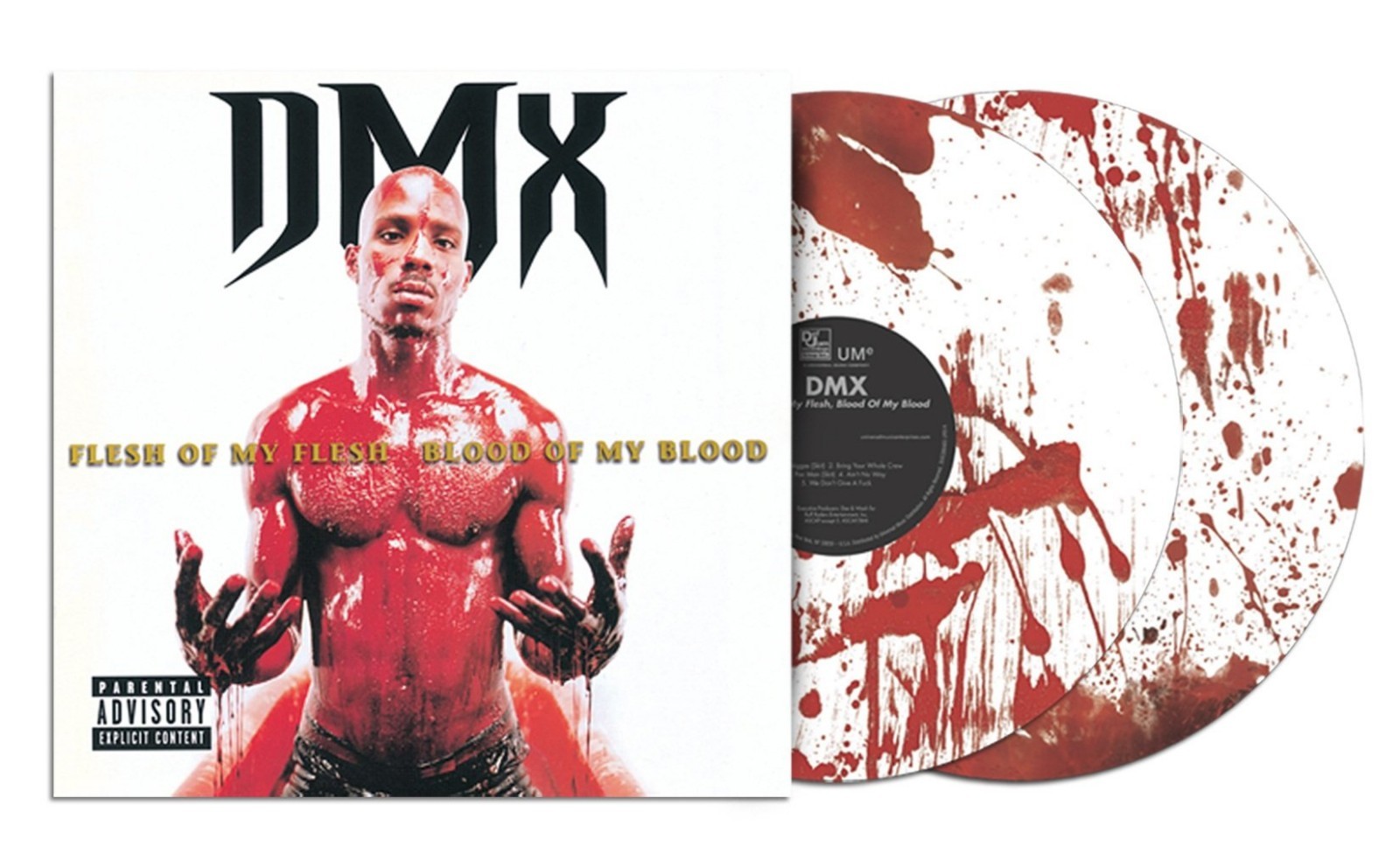 DMX – Flesh of My Flesh, Blood of My Blood (LTD BLOOD SPLATTER 2xLP, **NEW**)