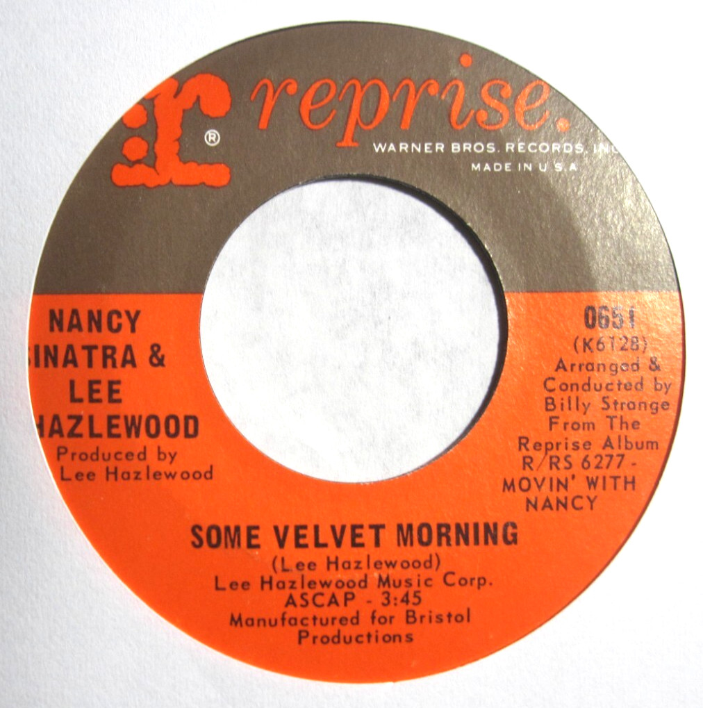 NANCY SINATRA & LEE HAZLEWOOD * 45 * Some Velvet Morning * 1960s * UNPLAYED MINT