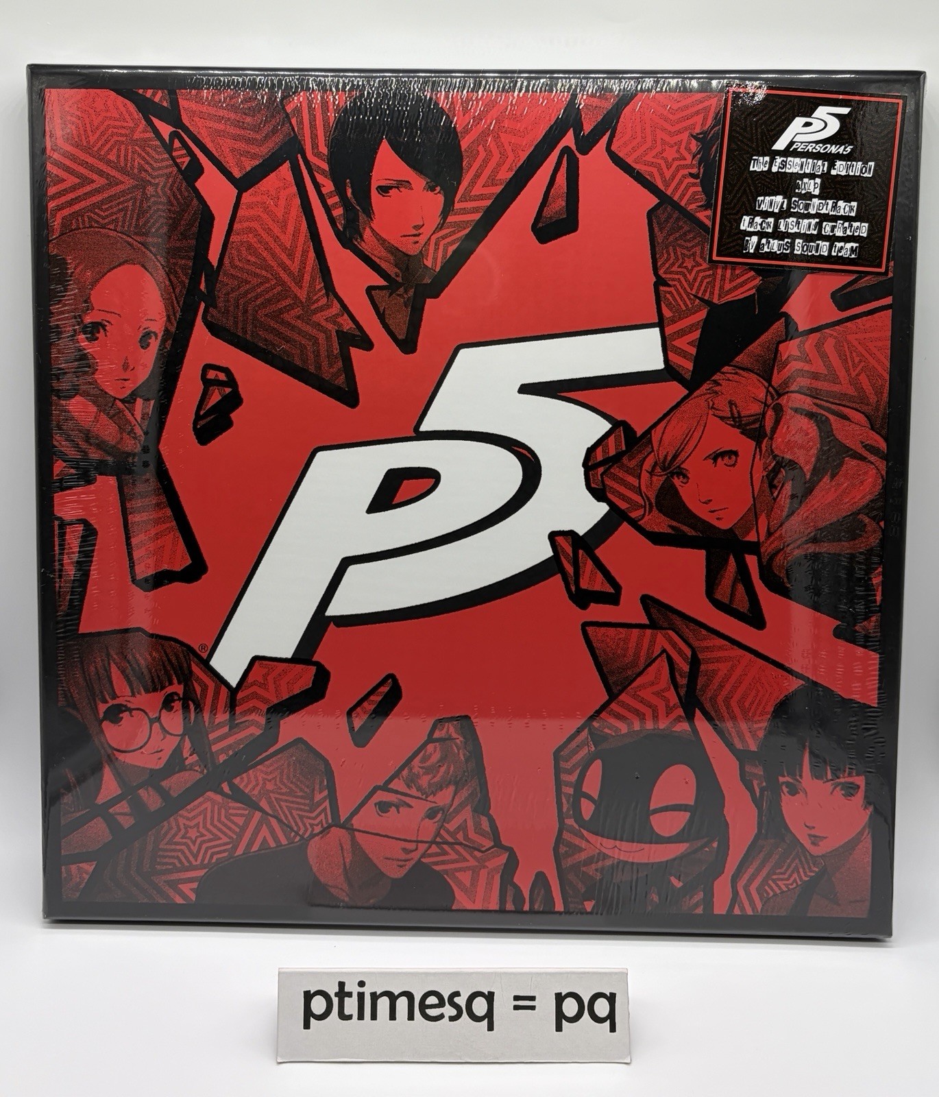 Persona 5 Soundtrack Essential Edition Vinyl Record Box Set 4 x LP iam8bit