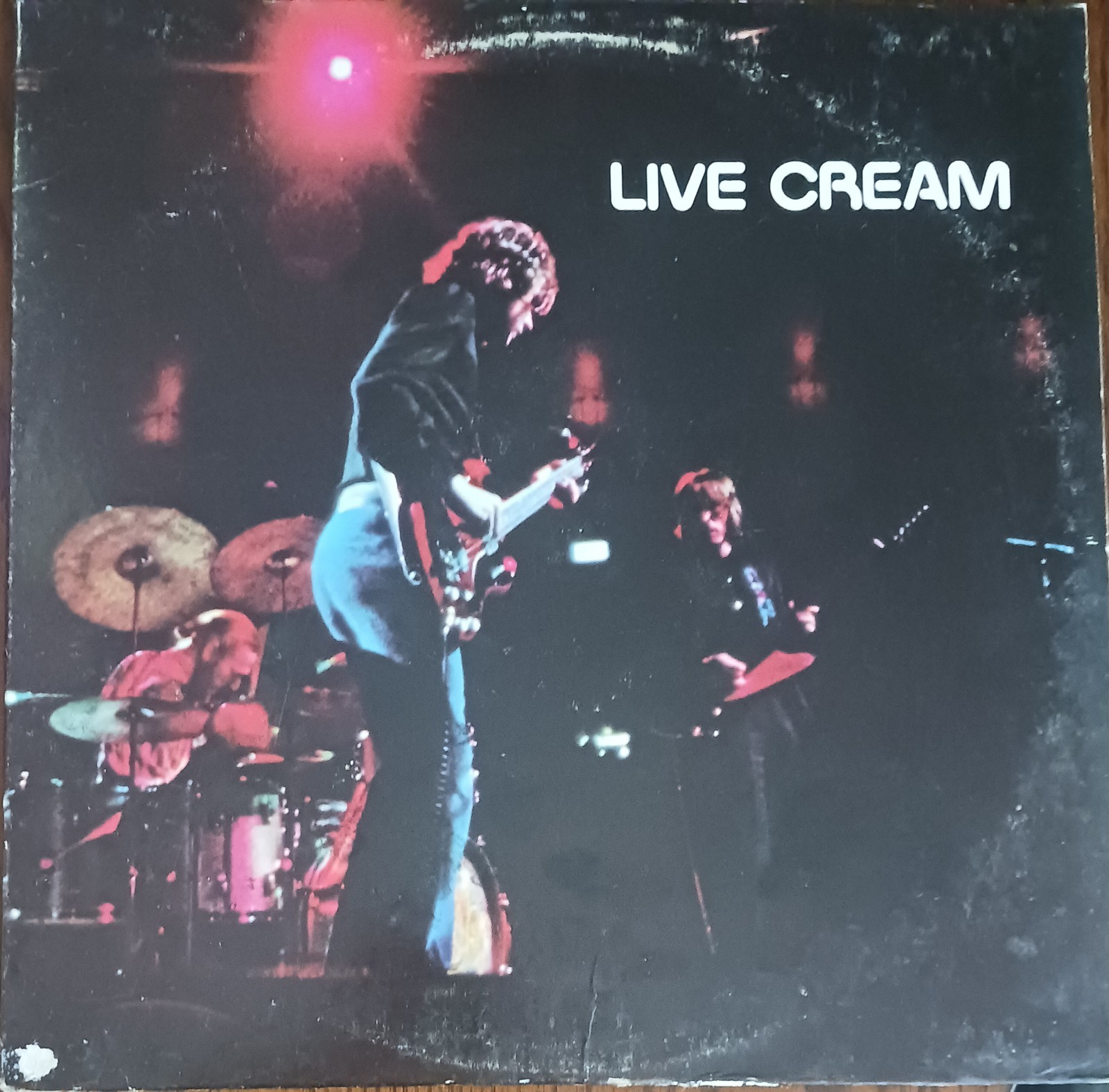 CREAM – LIVE CREAM – RSO RECORDS VINYL ALBUM – (G/VG)