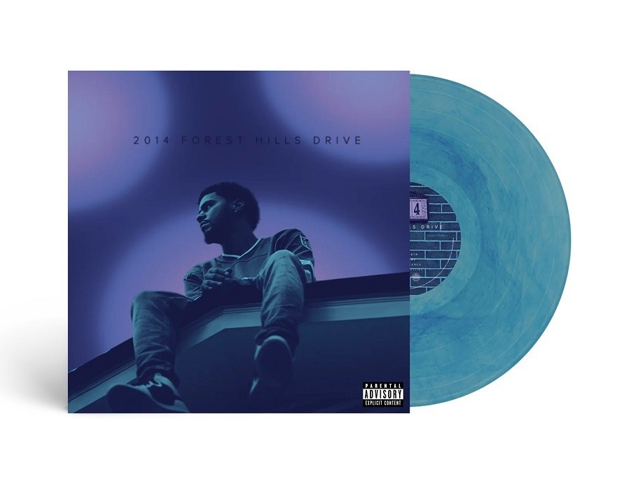 J. COLE – 2014 Forest Hill Drive **Light Blue Marble Color Vinyl** 2 LP **NEW**