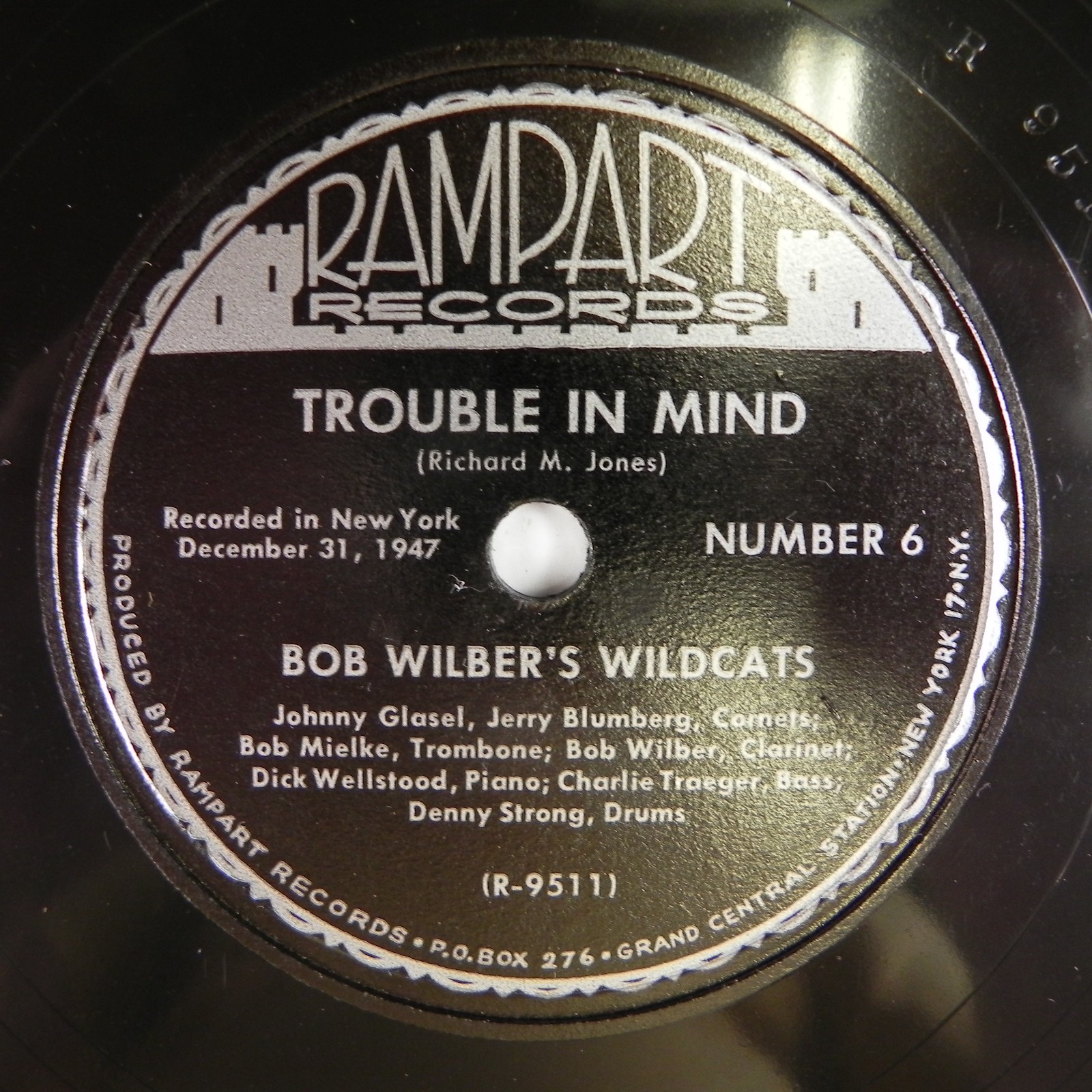 Bob Wilber’s Wildcats – Trouble In Mind / When You Wore A Tulip 1950 Rampart
