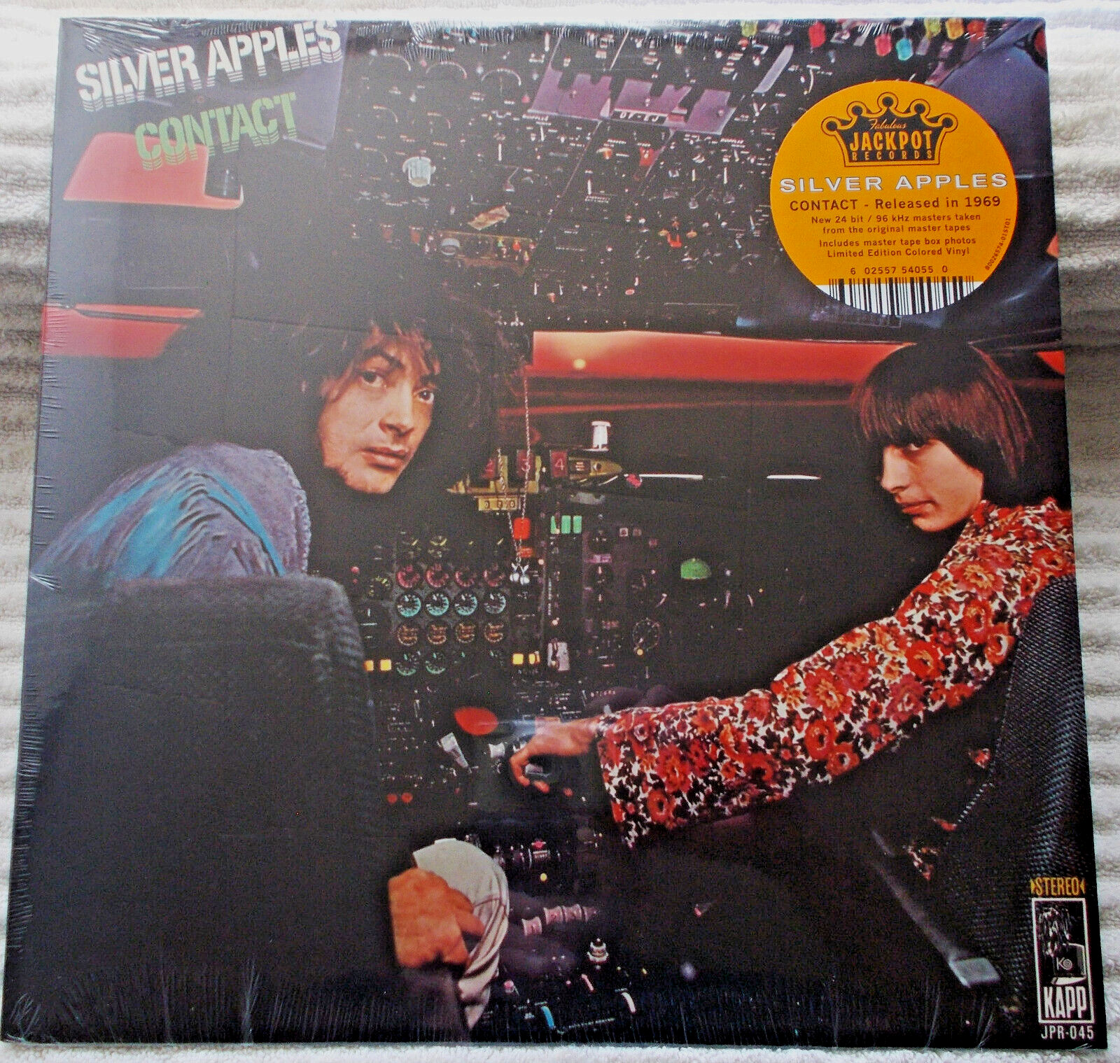 SILVER APPLES – CONTACT 69 DIY HEADY ELECTRONICS REMAST JACKPOT LTD CV SEALED LP