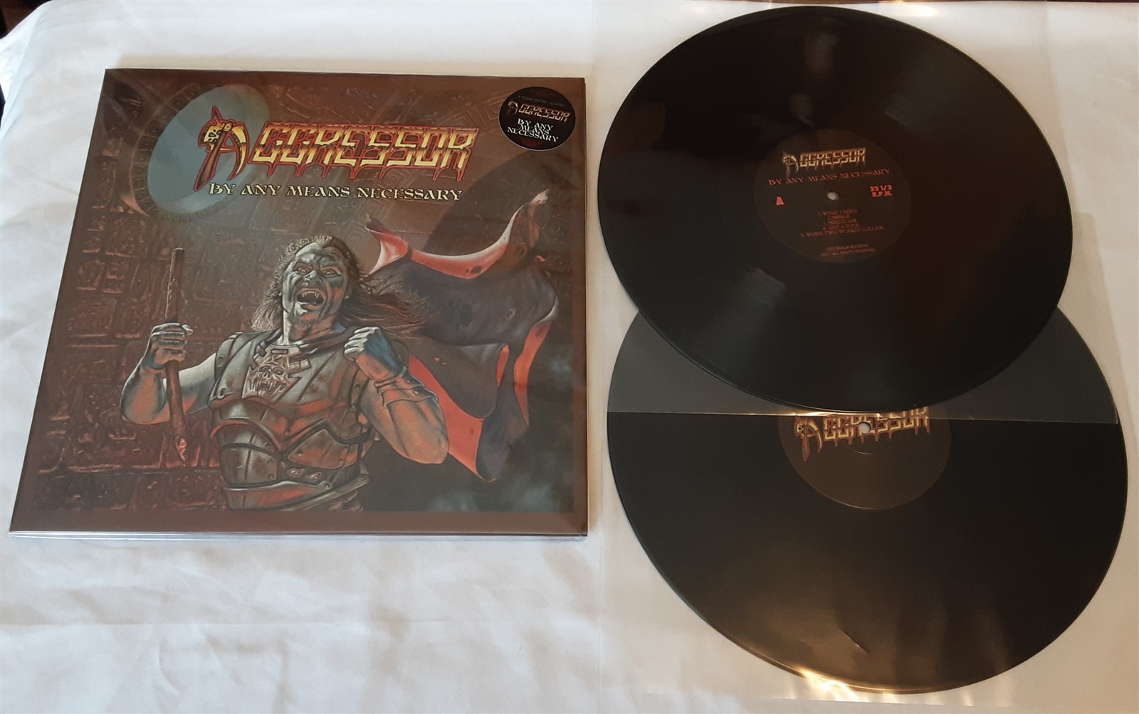Aggressor By Any Means Necessary LP Vinyl Record new