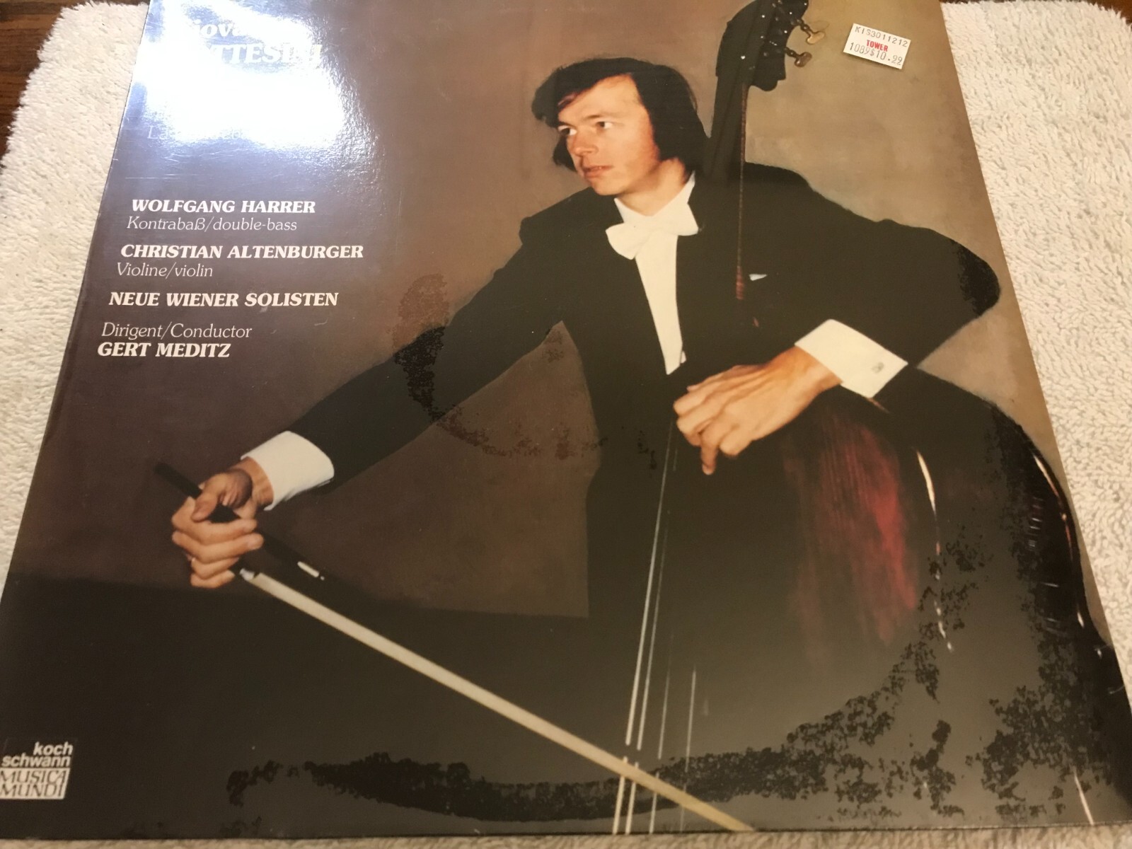 Giovanni Bottesini Ser KontrabaB The Double-bass Harrer SEALED LP Koch Schwann