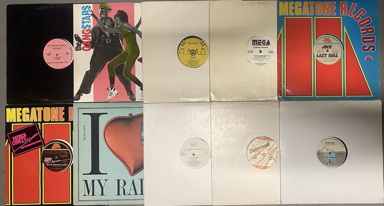 Lot Of 10 Italo Disco Hi Nrg 80’s Disco Dance Vinyl 12” Record Singles