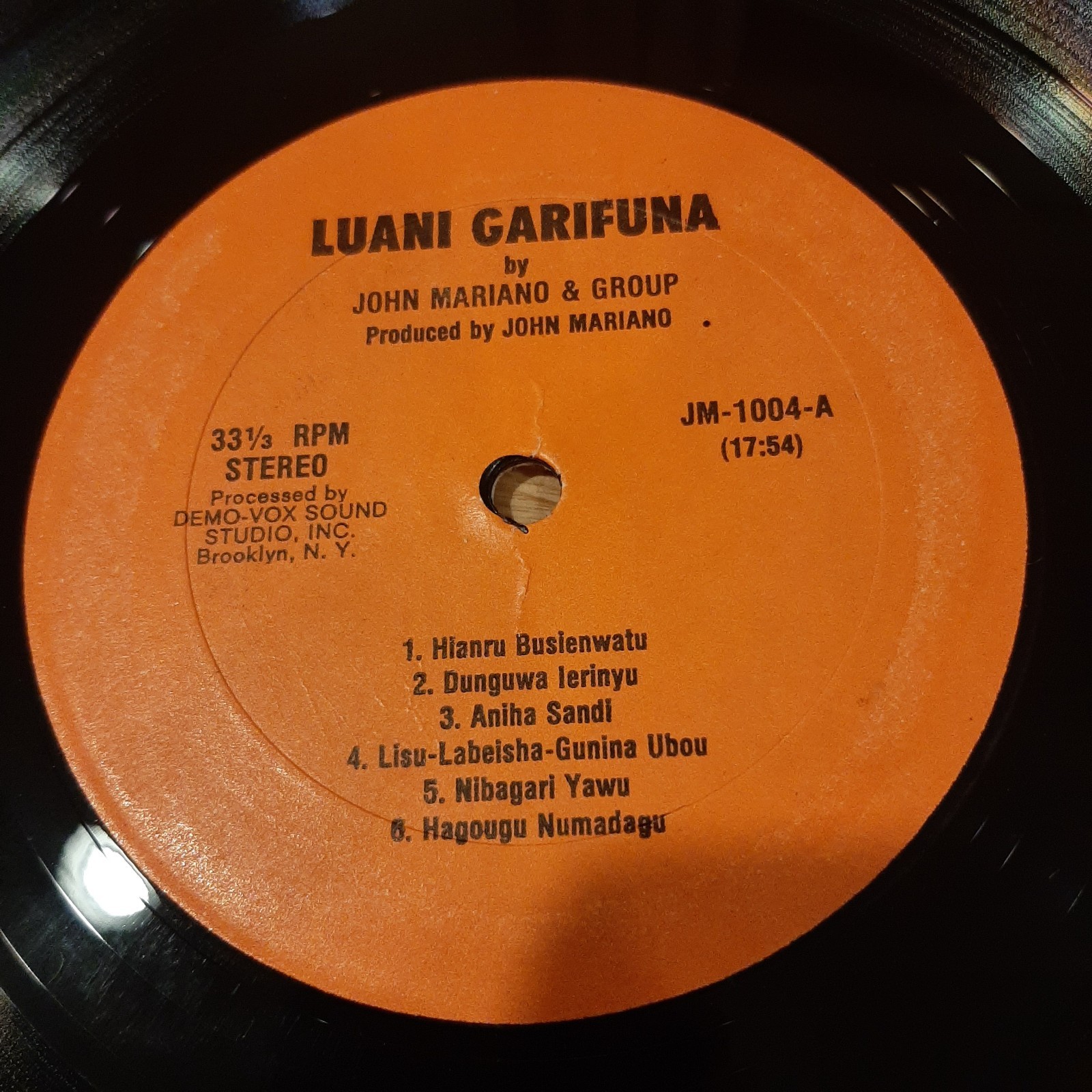 2 Garifuna LPs belize afro folk black carib club lagrimas corozal private