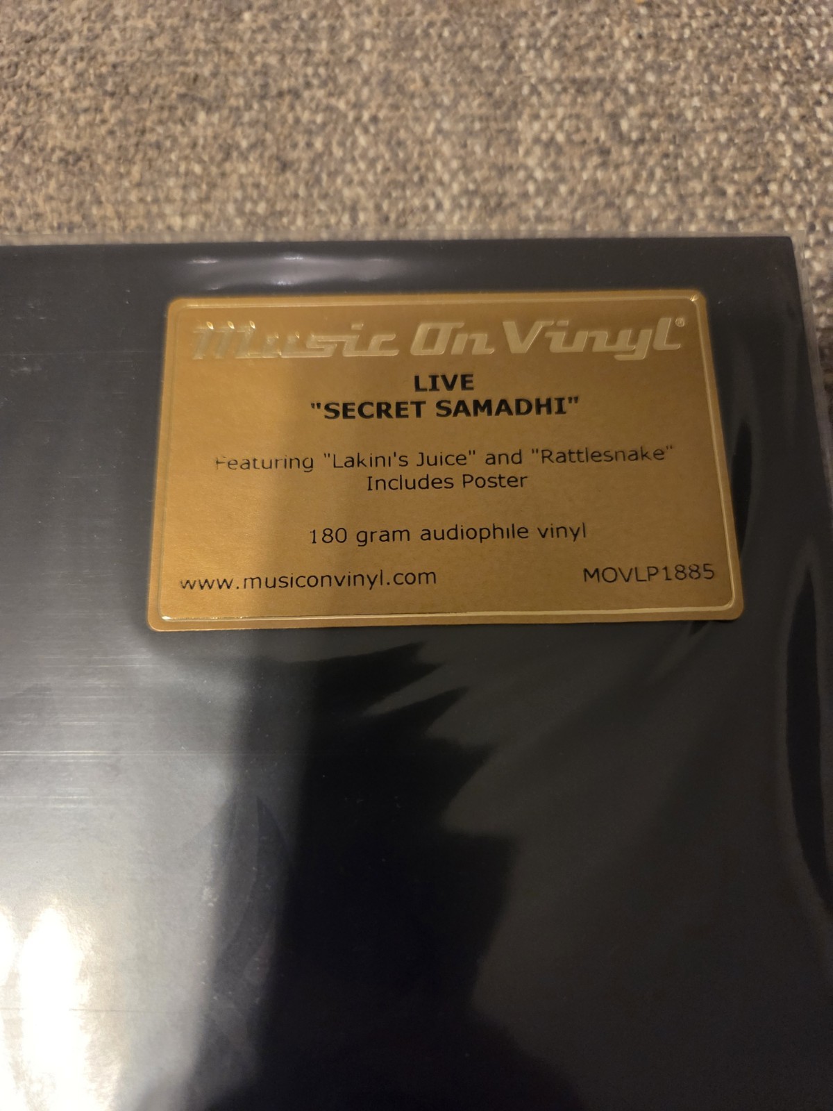 LIVE Band – Secret Samadhi, 2017 MOV 2LP VINYL Jacket + Poster New. RARE!