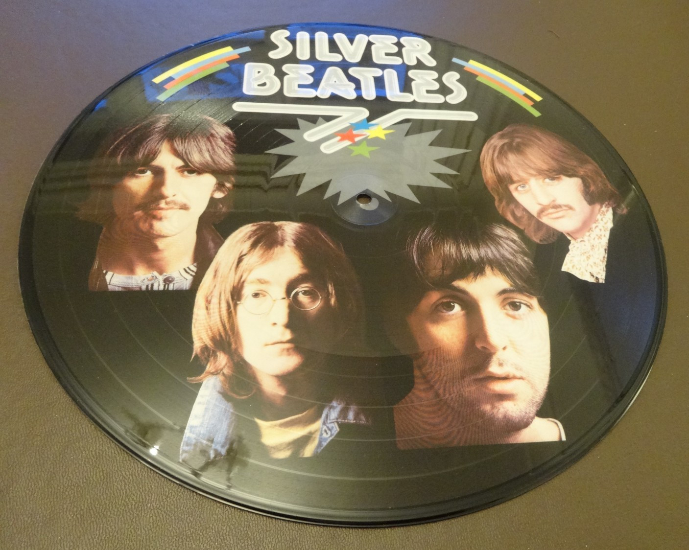 SILVER BEATLES Picture Disc 12″ Vinyl Album 1982 Official Release LP NrMint