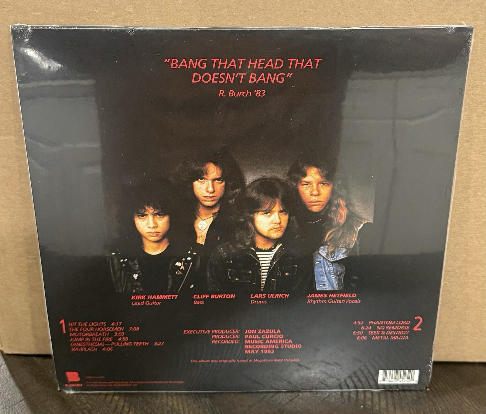 Kill EM All by Metallica (Walmart Exclusive Red Vinyl) New