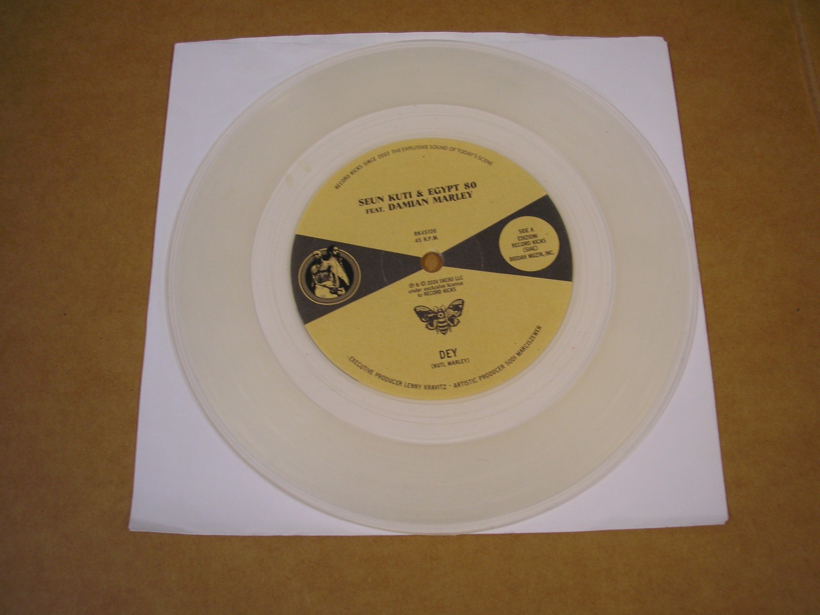 Seun Kuti & Egypt 80 feat. Damian Marley – Dey 7″ single new Record Kicks funk