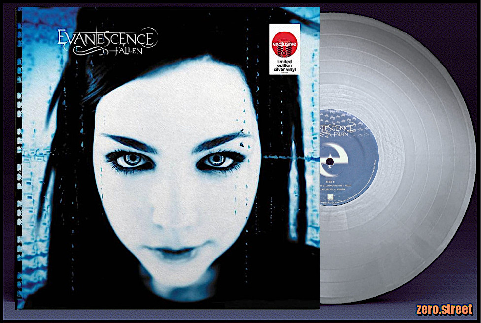 EVANESCENCE Fallen LP on SILVER VINYL New SEALED colored