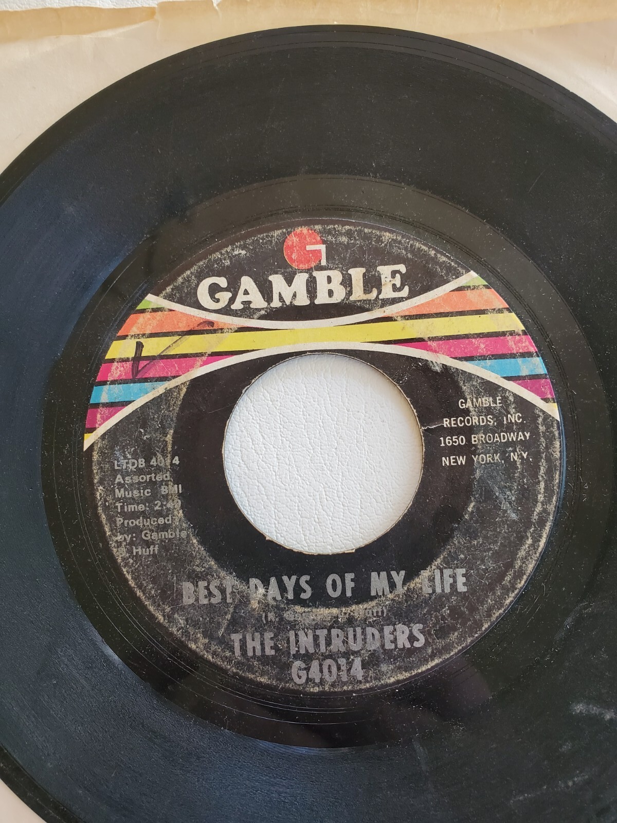 The Intruders Pray For Me / Best Days Of My Life GAMBLE VG Tested