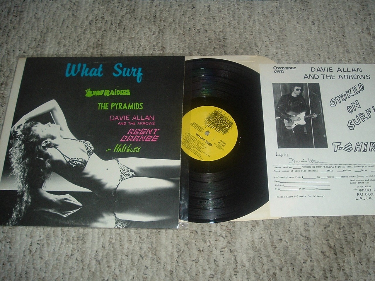 WHAT SURF – Compilatiom 1983 LP What Records # 2406 Nr/Mt