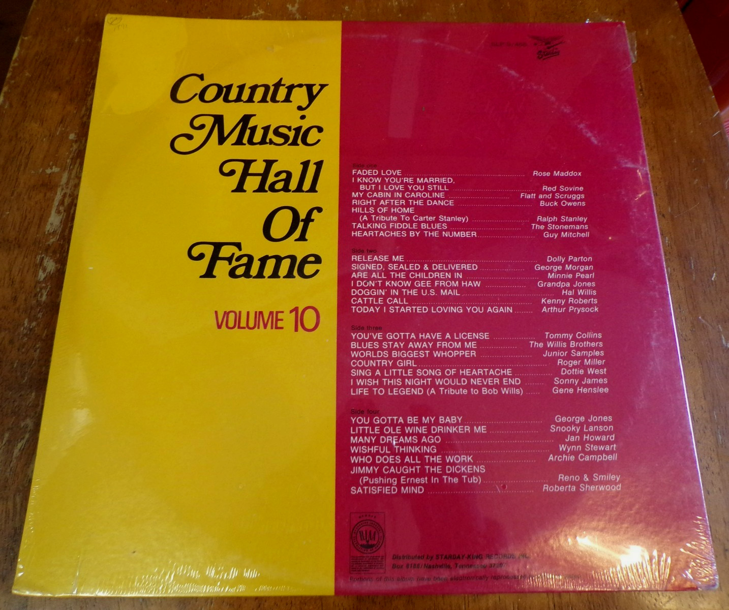 Country Music Hall of Fame Vol. 10 Assorted Artists 1970 Sealed 2LP