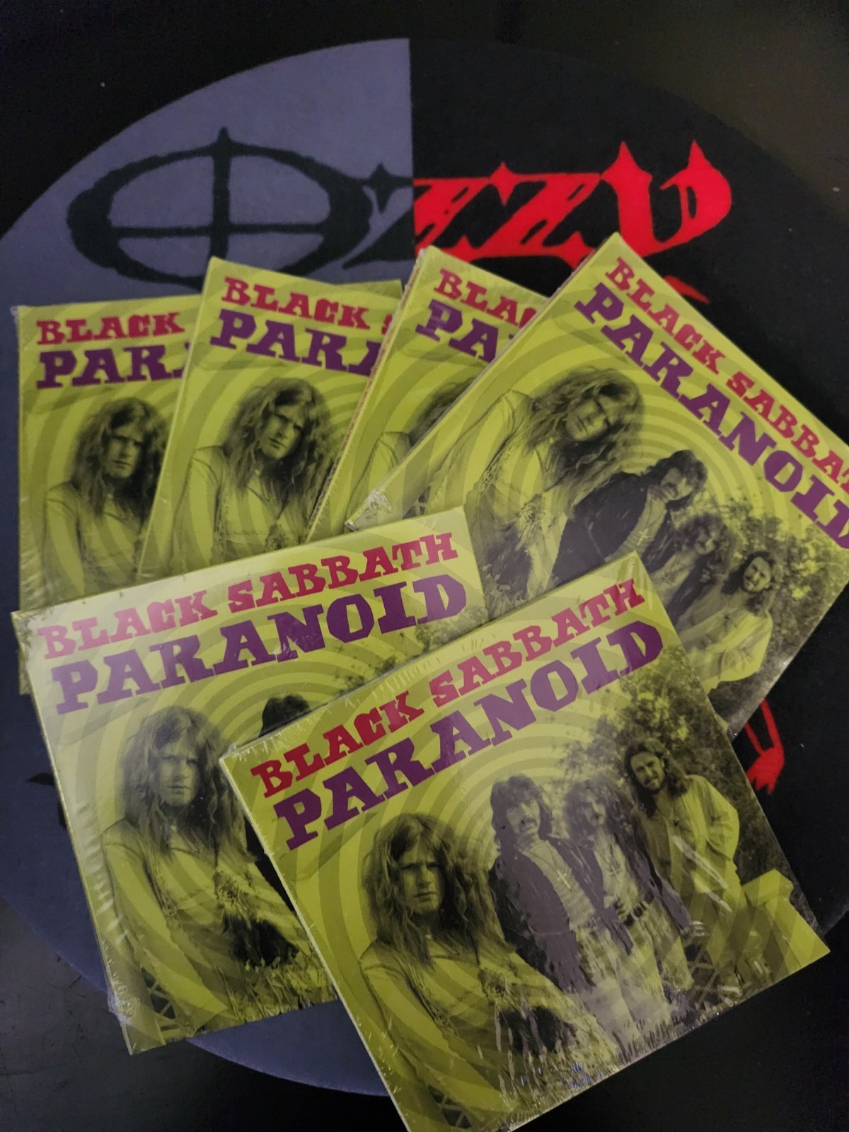 Black Sabbath Ozzy Osbourne – Paranoid / Iron Man Limited 4″ Tiny Vinyl