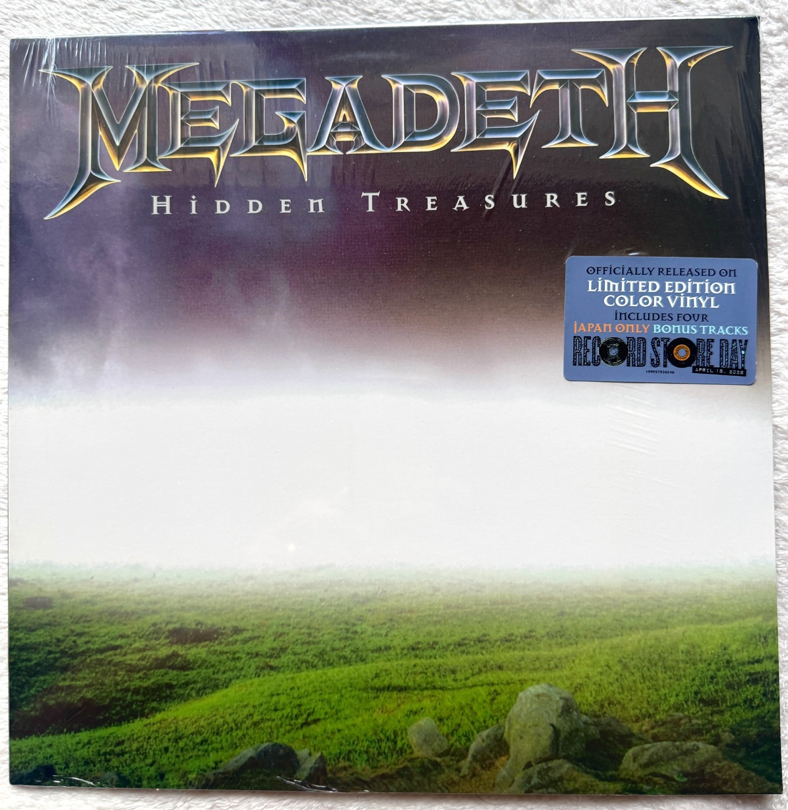MEGADETH RECORD HIDDEN TREASURES STORE DAY SEALED PROMO JAPAN TRACKS COLOR VINYL