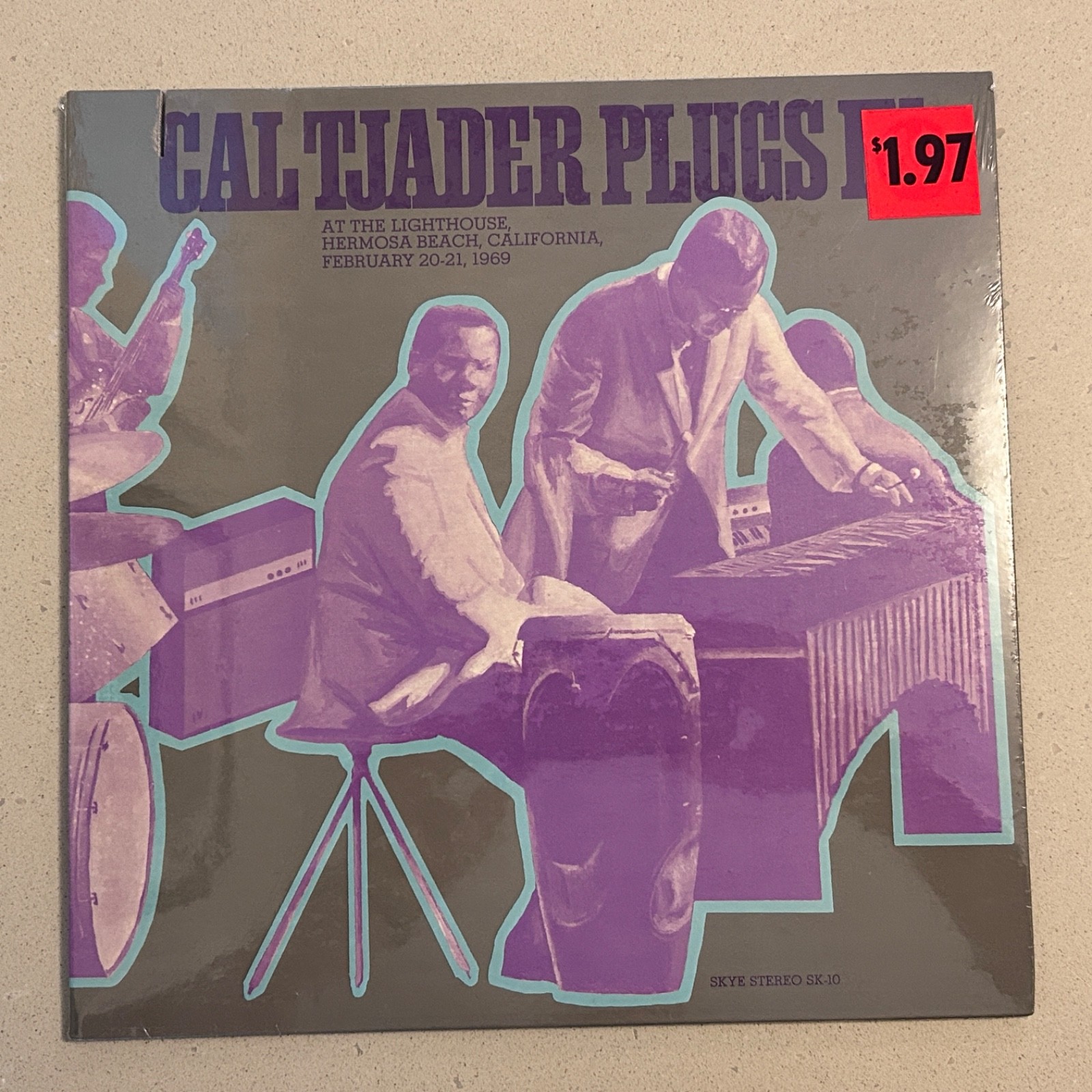 SEALED!! Cal Tjader “Plugs In” JAZZ Vinyl LP Skye SK-10 STEREO