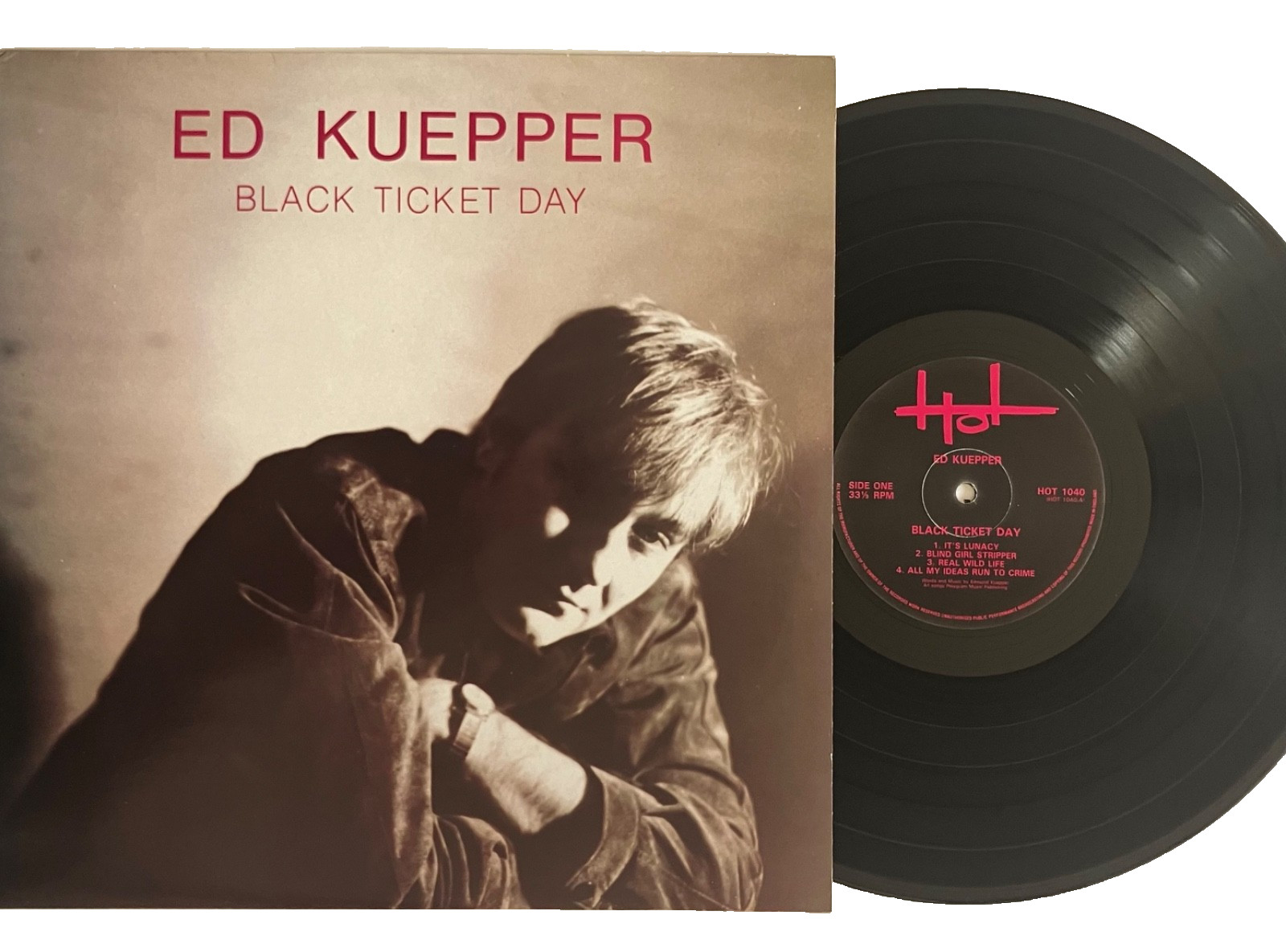Ed Kuepper ‎Vinyl Record Black Ticket Day LP UK Press 1992