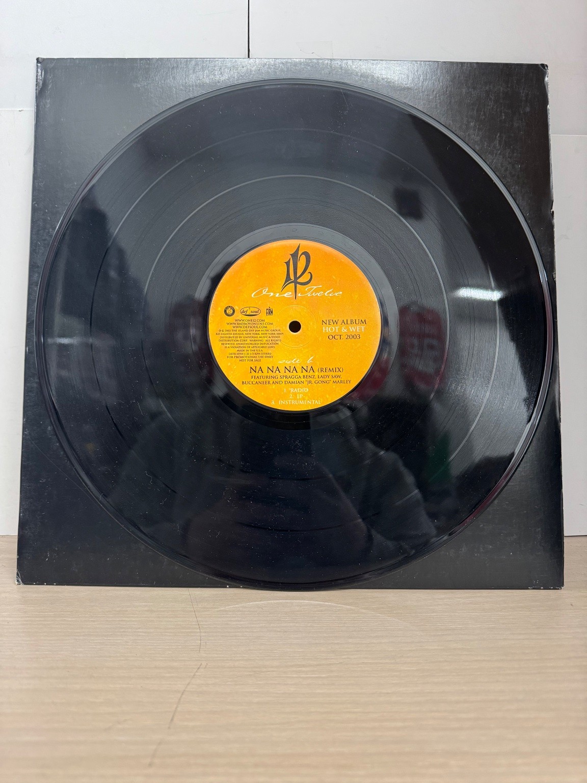 12 O’Clock – Hot & Wet Single Record 2003 Motown Hip Hop 33 RPM