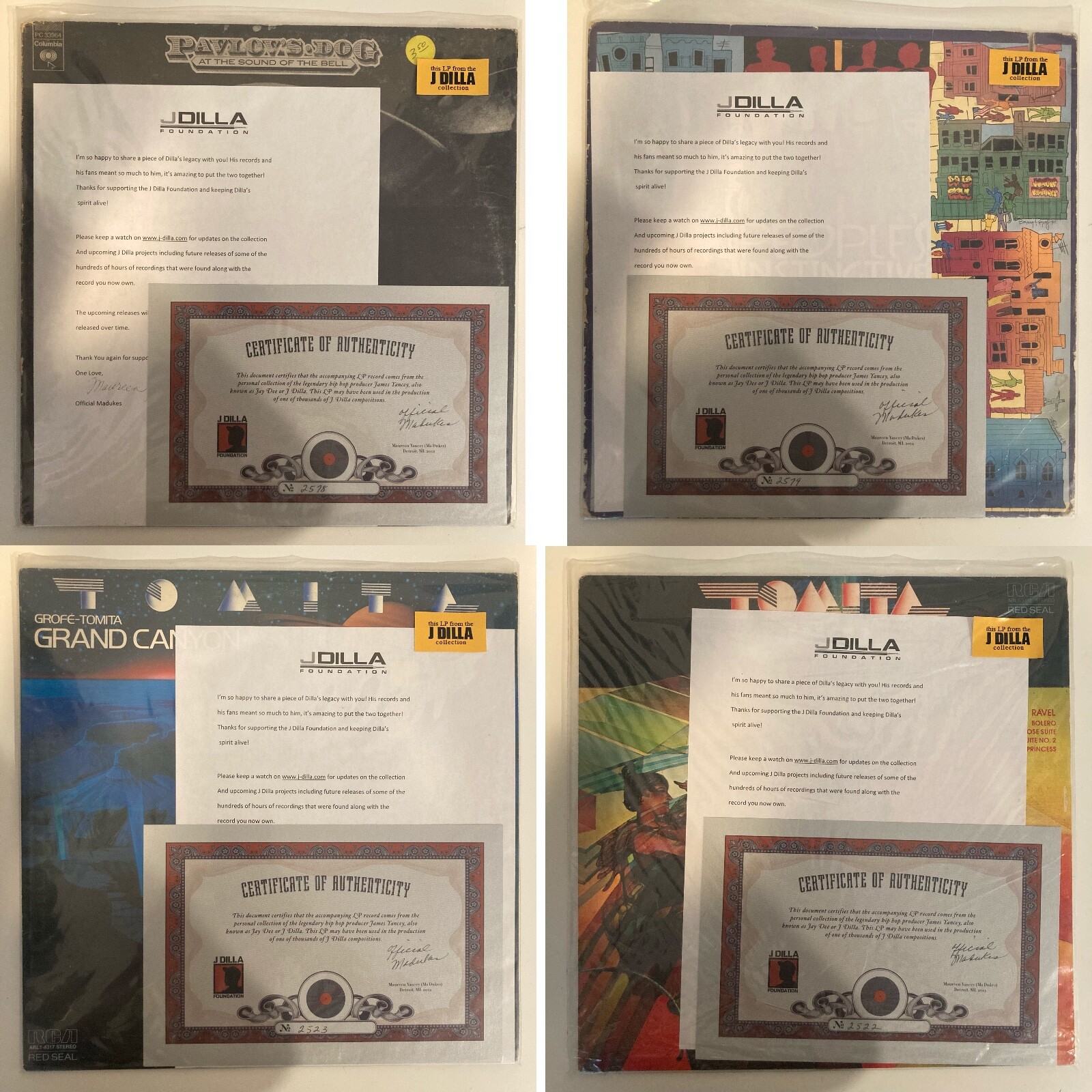 1x LP from a lot of 50 – J Dilla Foundation / James Dewitt Yancey’s Collection