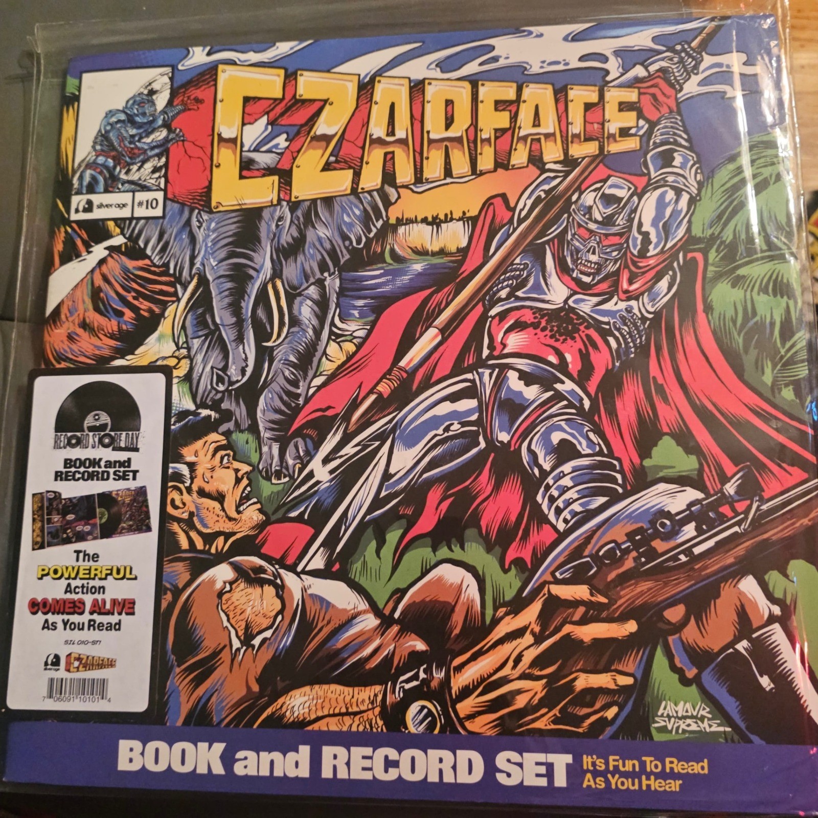 Czarface Double Dose of Danger RSD 12 Vinyl LP Comic Book Set Silver Age 10 NEW