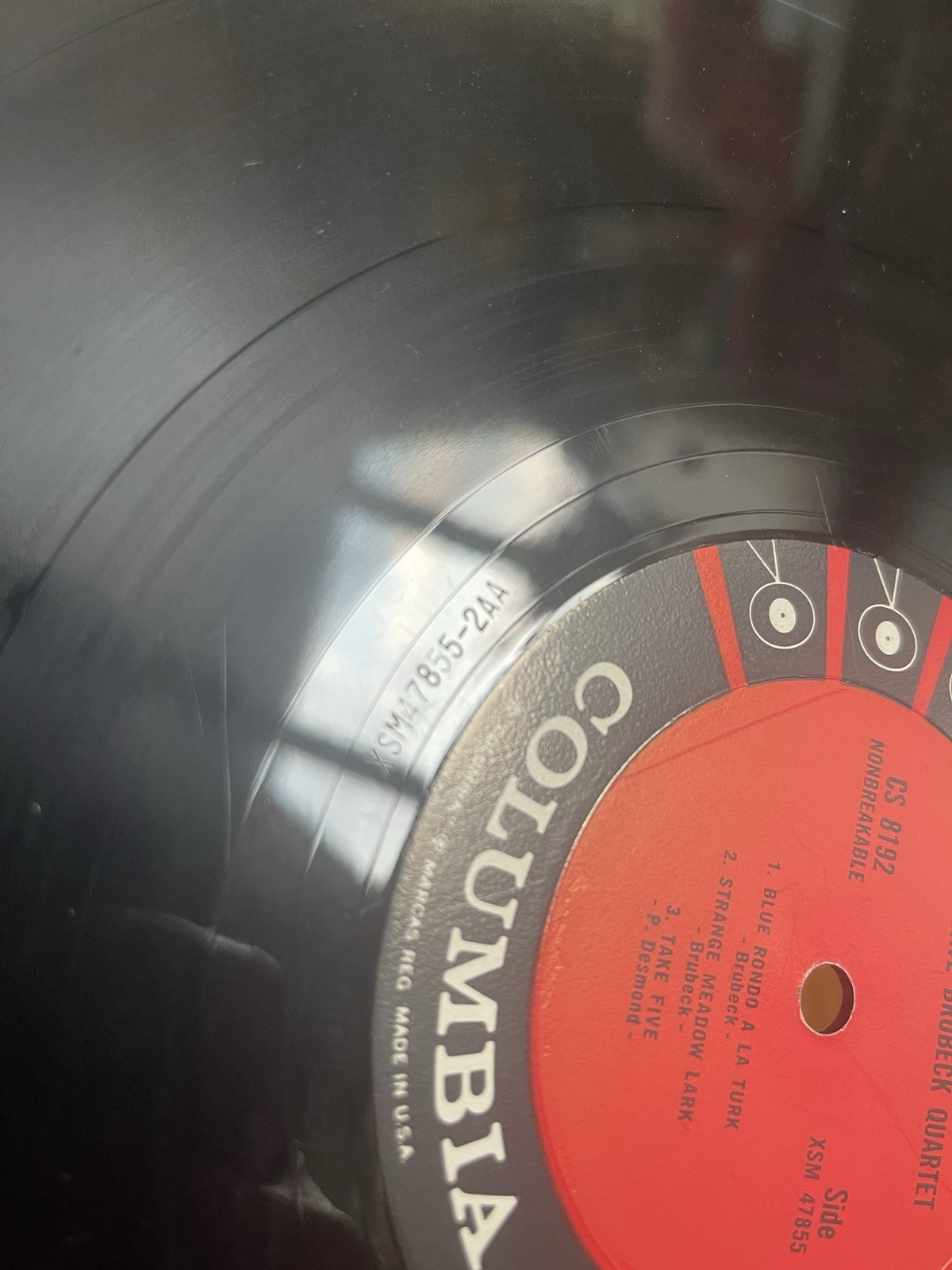 The Dave Brubeck Quartet Time Out CS8192 Columbia