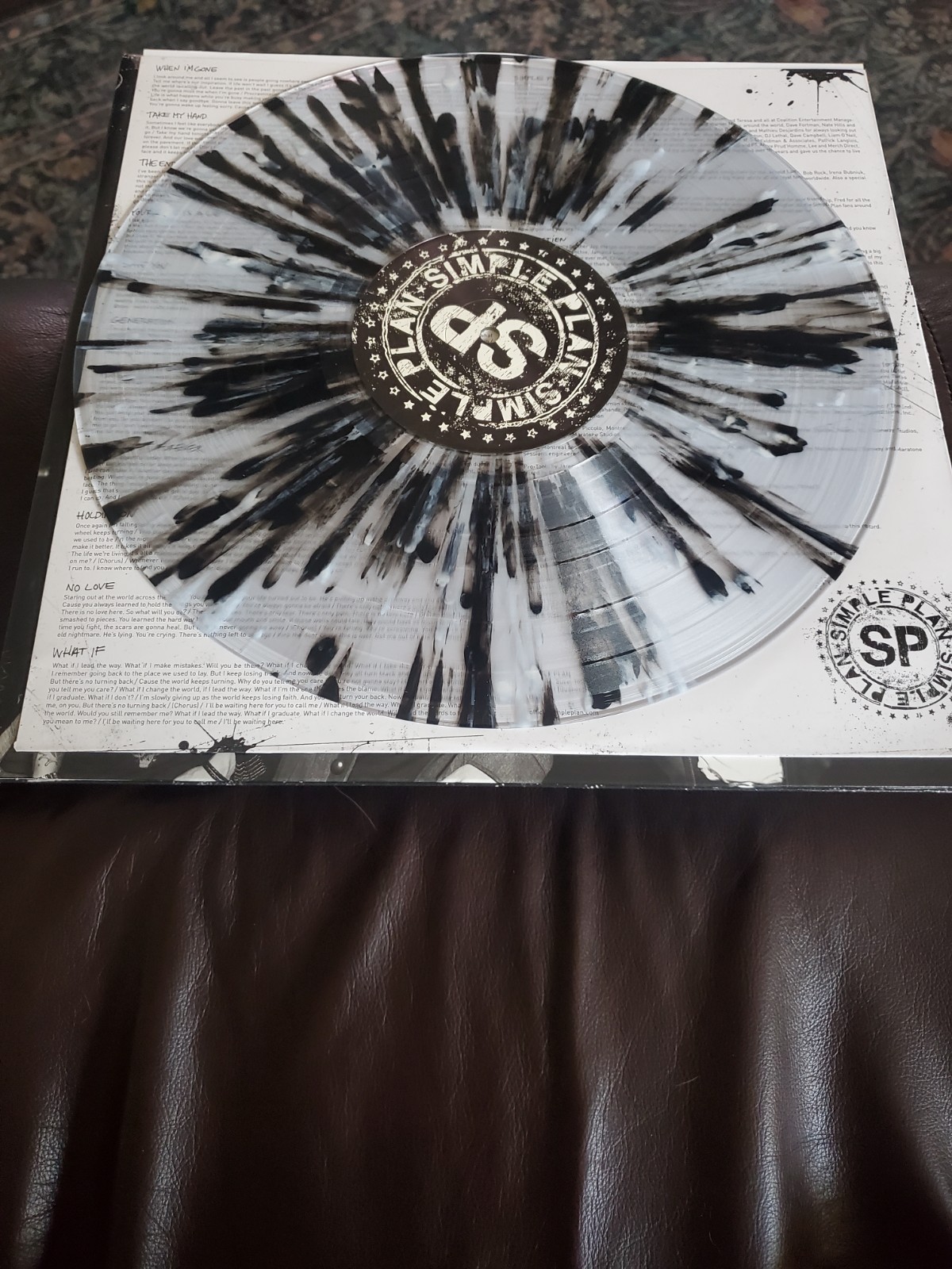 Simple Plan – Simple Plan – 1 LP Clear w/ Black And White Splatter Vinyl