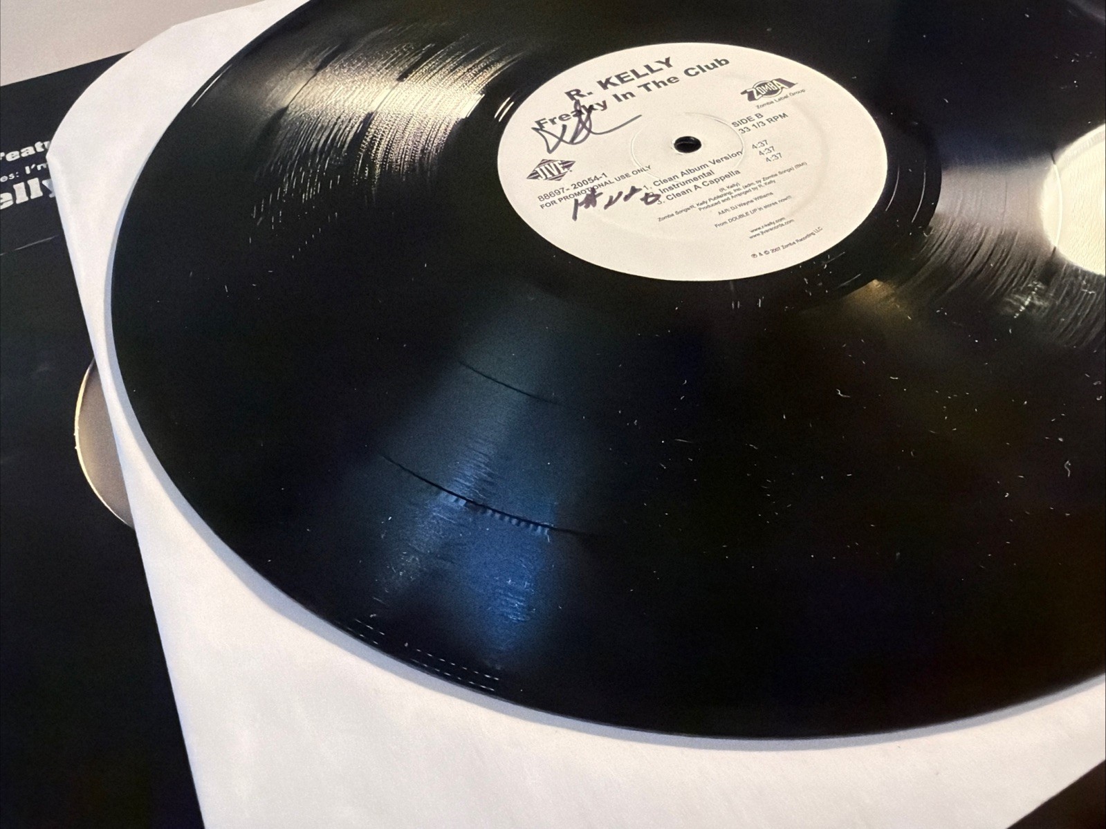R. KELLY Feat. HUEY – HOOK IT UP / FREAKY IN THE CLUB – 12″ VINYL PROMO 2007