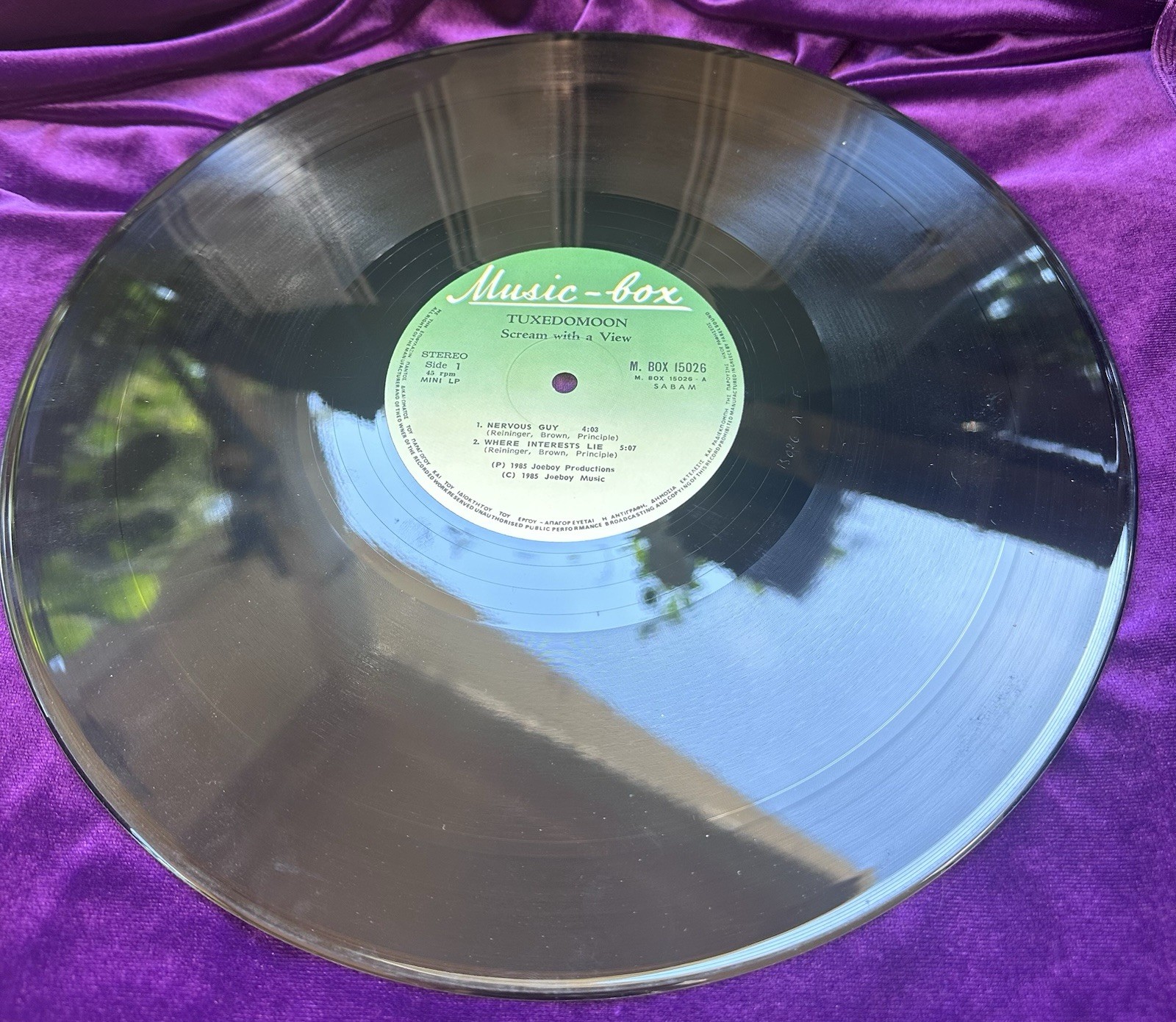 Tuxedomoon ‘Scream With A View’ 45 RPM Mini LP Record 1979 Post-punk Great Cond!