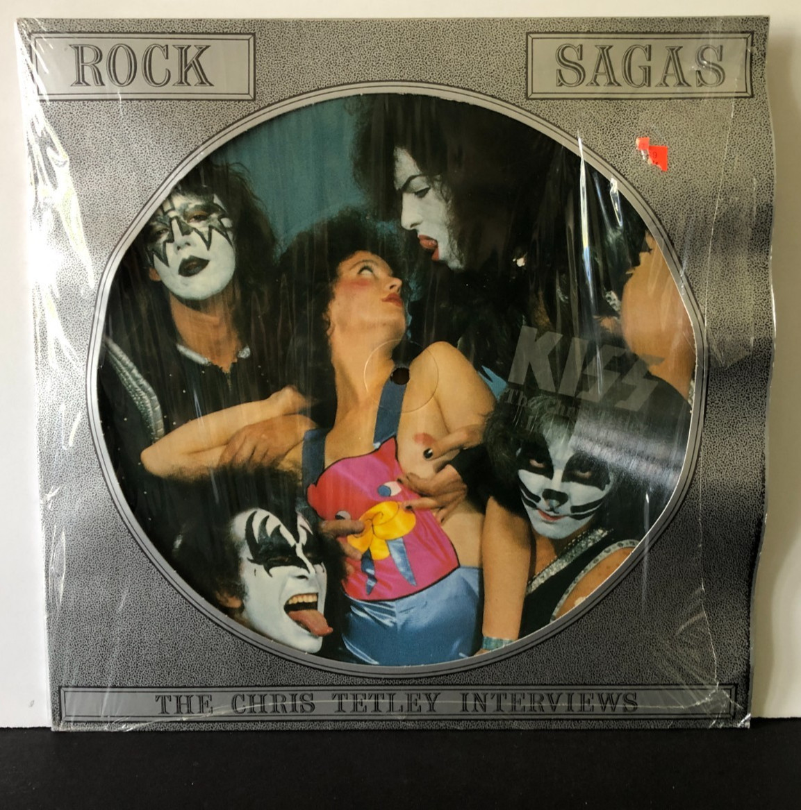 Kiss CHRIS TETLEY INTERVIEWS 1988 Fotodisk Topless PICTURE DISC England VG+/NM