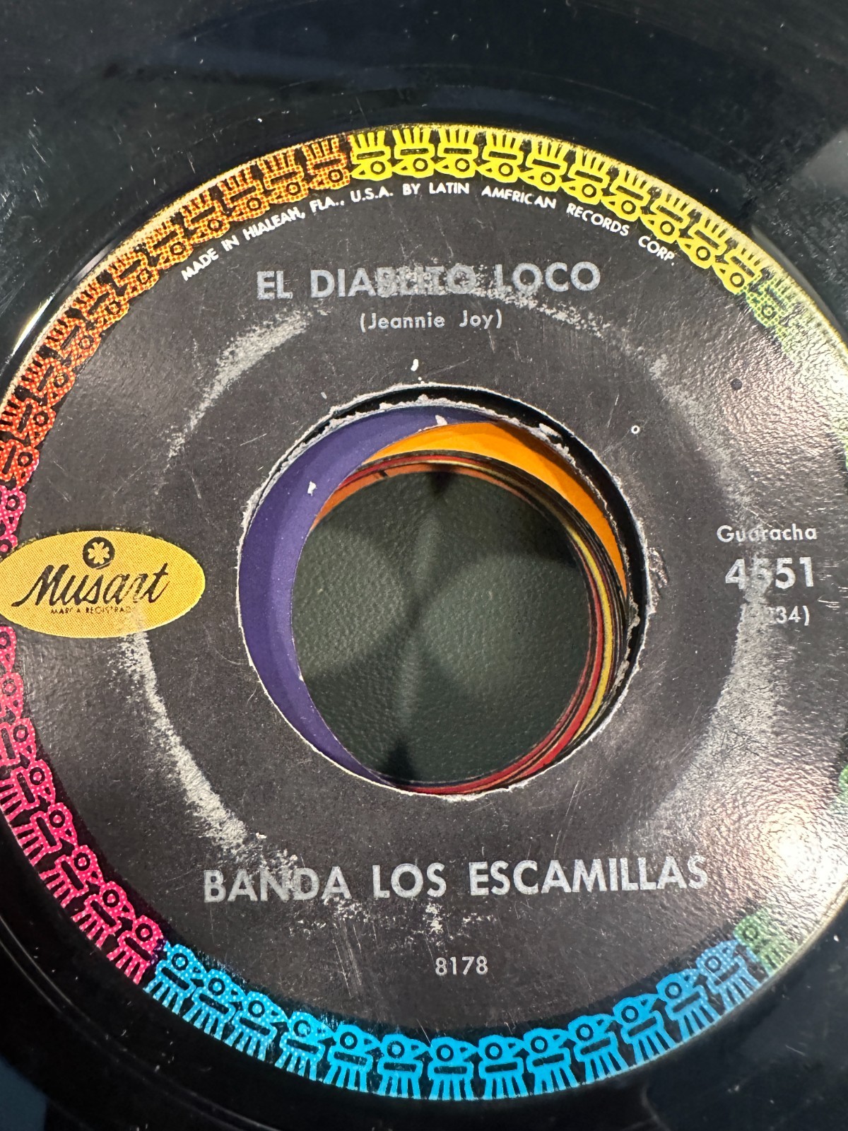 Latin 45 Guaracha Ranchera Musart Banda Los Escamillas El Diablo Loco Mi Julia