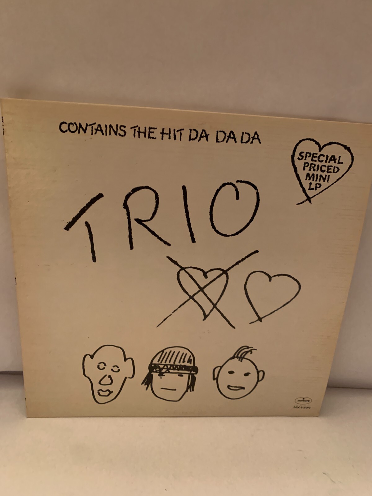 TRIO (Mini-LP/Promo) Trio. (German group). 1982. Mercury MX-1-509. EX