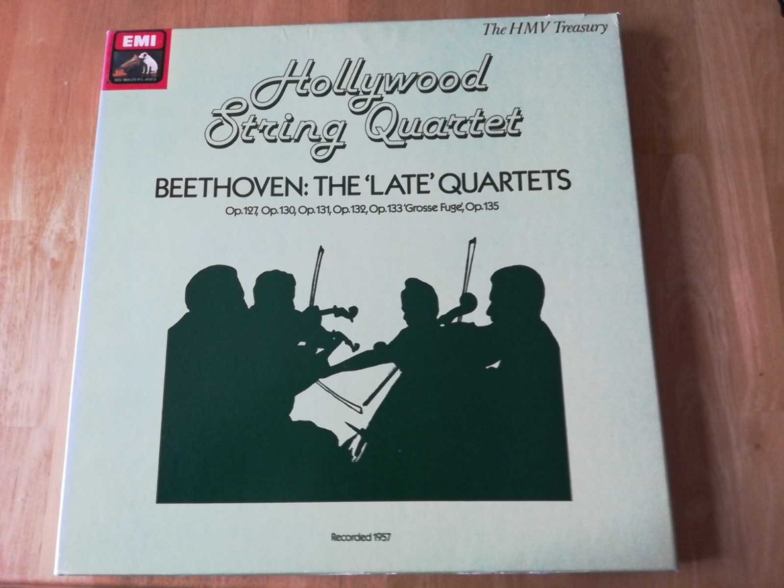 HOLLYWOOD STRING QUARTET – BEETHOVEN late quartets – EMI RLS7707 – 4xLPs box NM