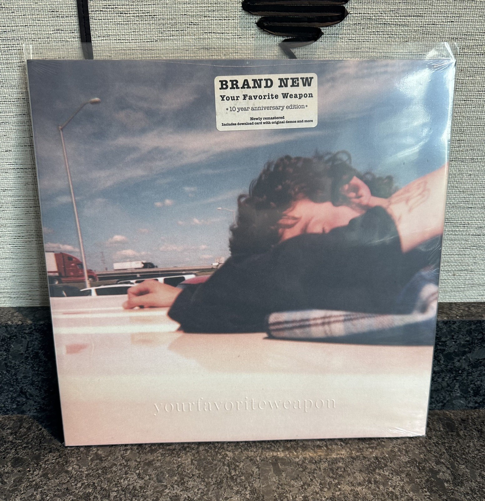 Brand New Your Favorite Weapon 10th Anniversary BLUE Vinyl SEALED NEW Emo Lacey