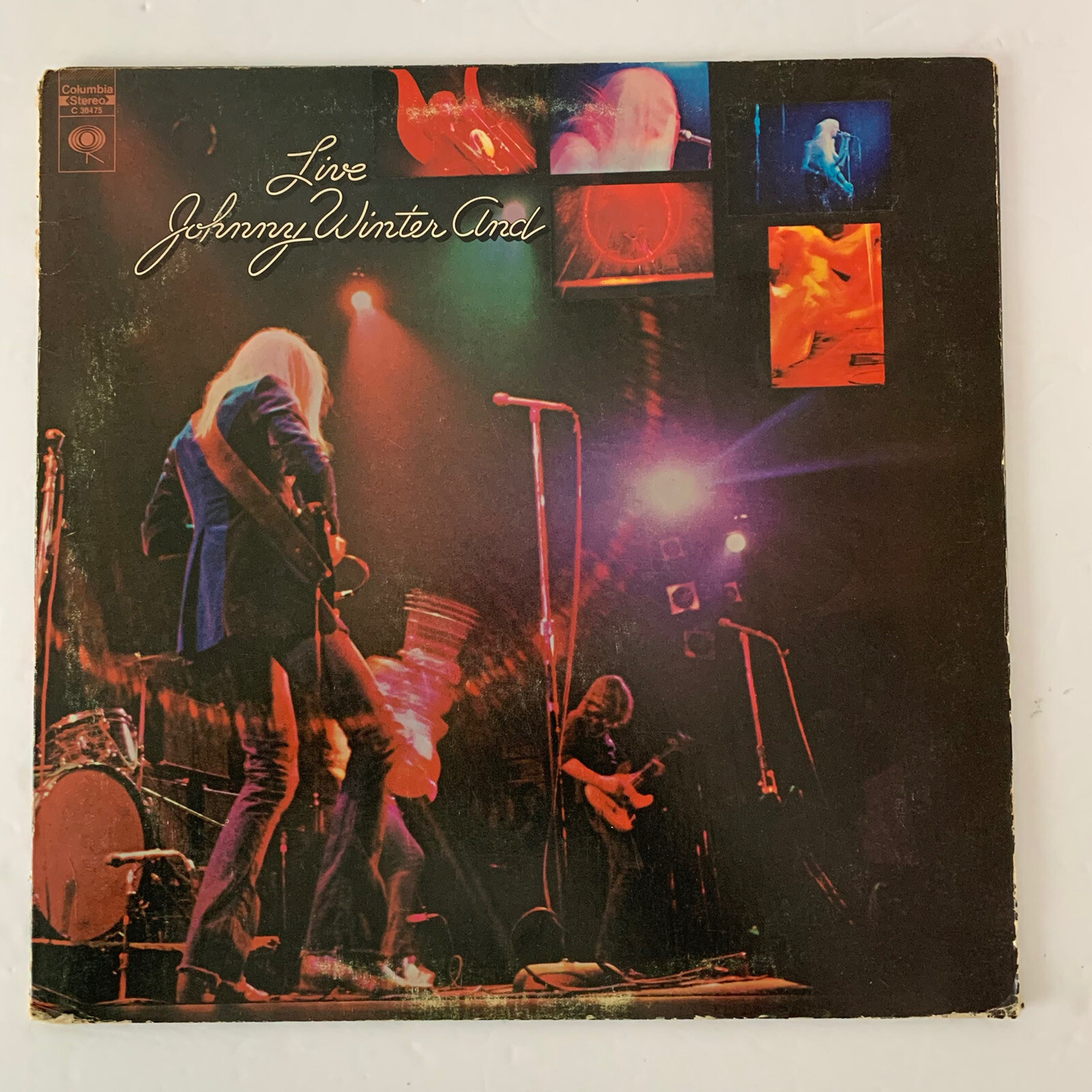 Johnny Winter And Live Vinyl LP VG+ Columbia C 30475