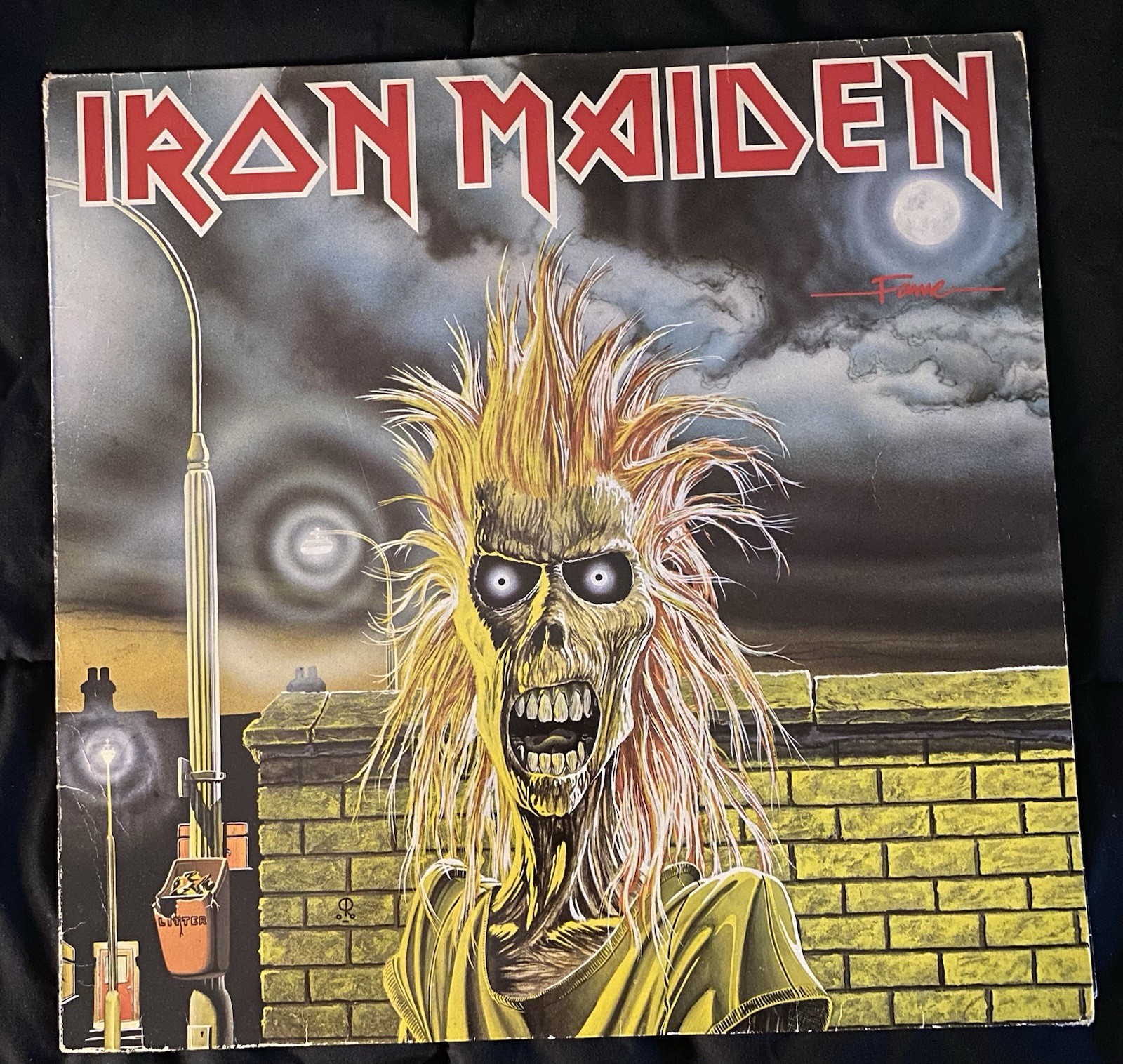 Iron Maiden Iron Maiden Vinyl Fame German Pressing 1985 EMI Electrola VG+/VG