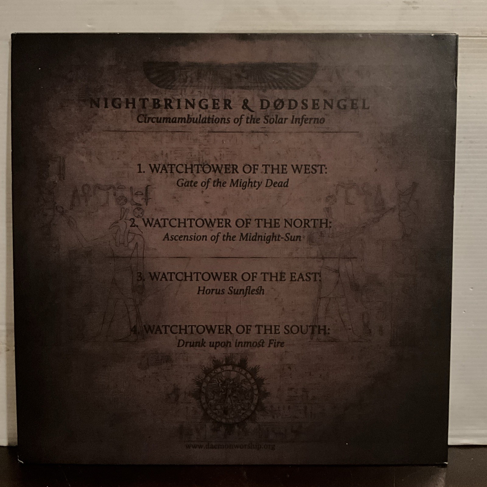 Nightbringer / Dødsengel – Circumambulations of the Solar Inferno LP Box 2013